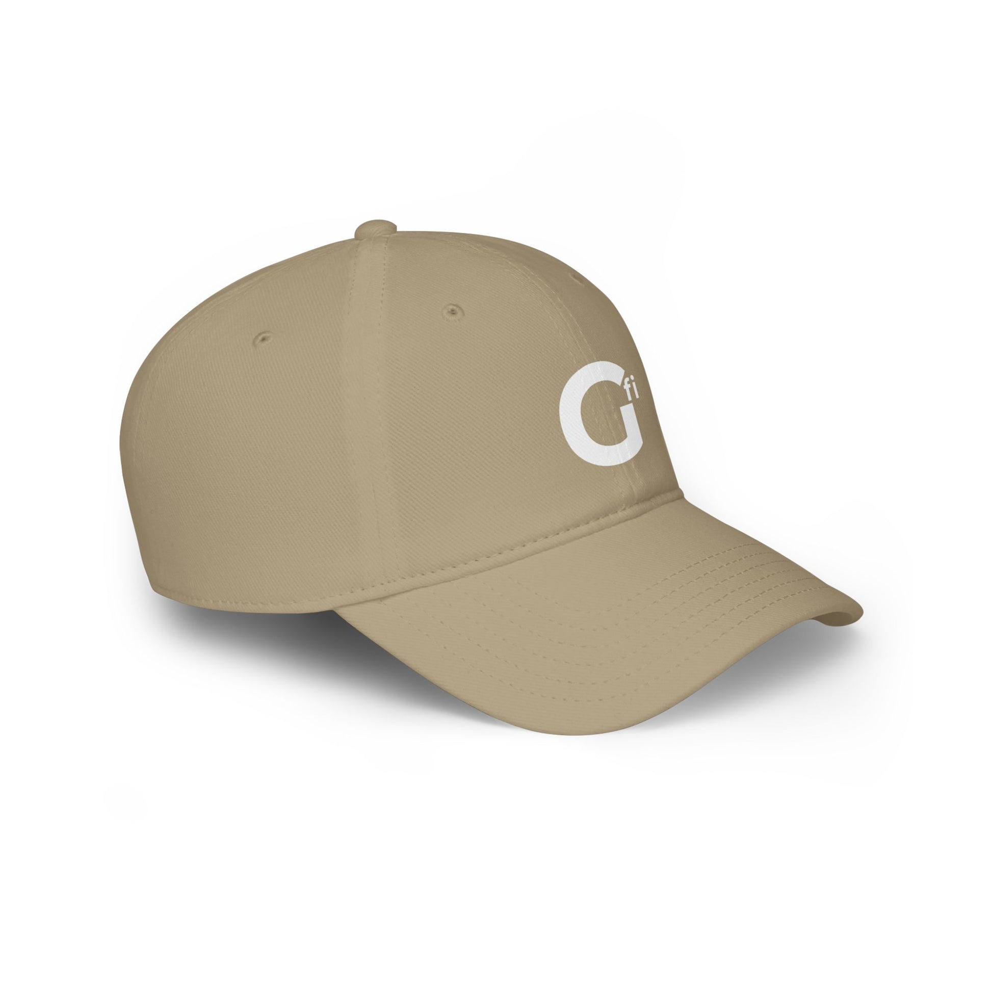 "Gfi" - Stylish Low Profile Baseball Cap with Modern Logo, Casual Hat for Everyday Wear, Gift for Sports Lovers, Adjustable Cap