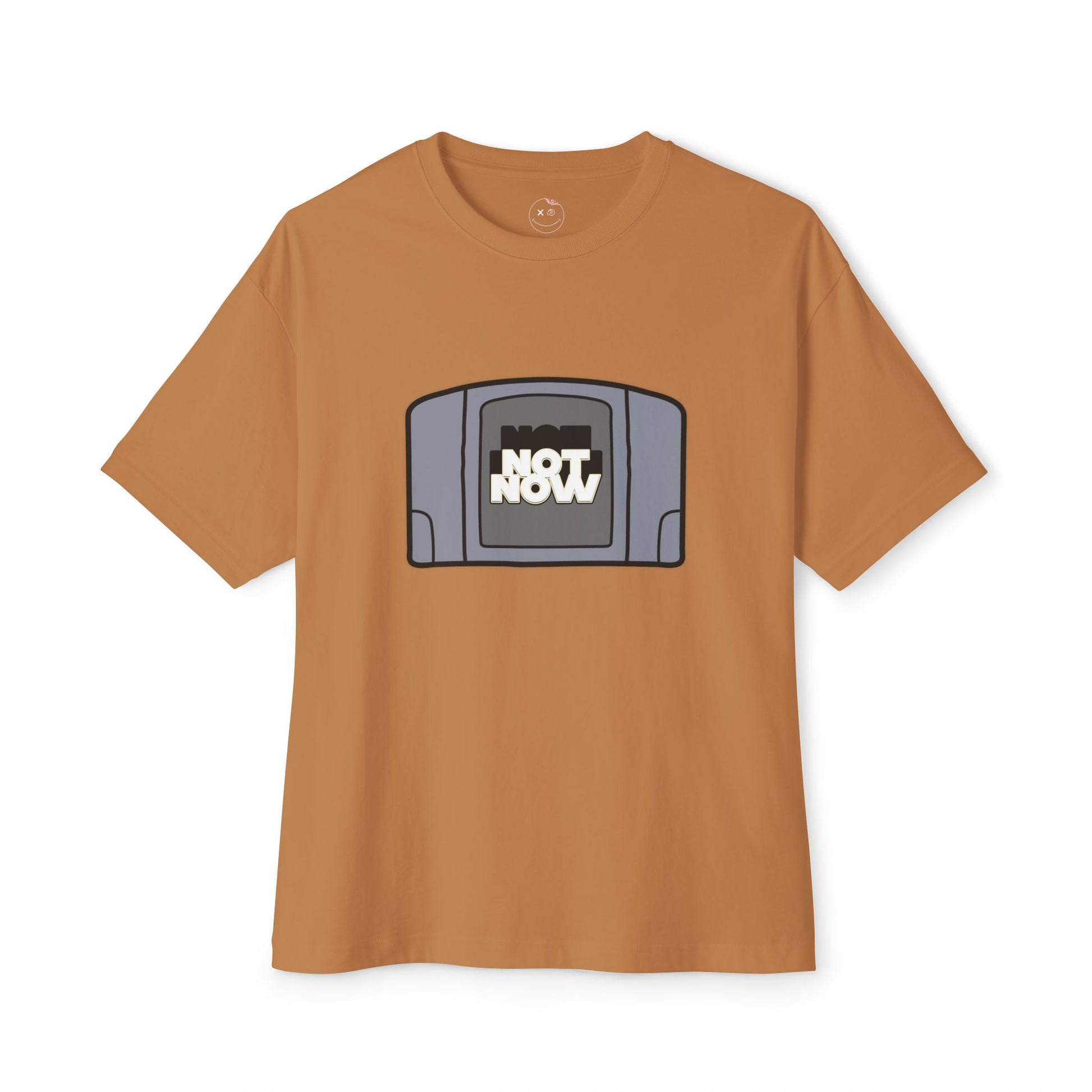 "Not Now" Unisex Oversized Boxy Tee - Retro Gaming Vibes, Perfect Gift for Gamers, Casual Wear, Funny Tee, Unique Gift Idea