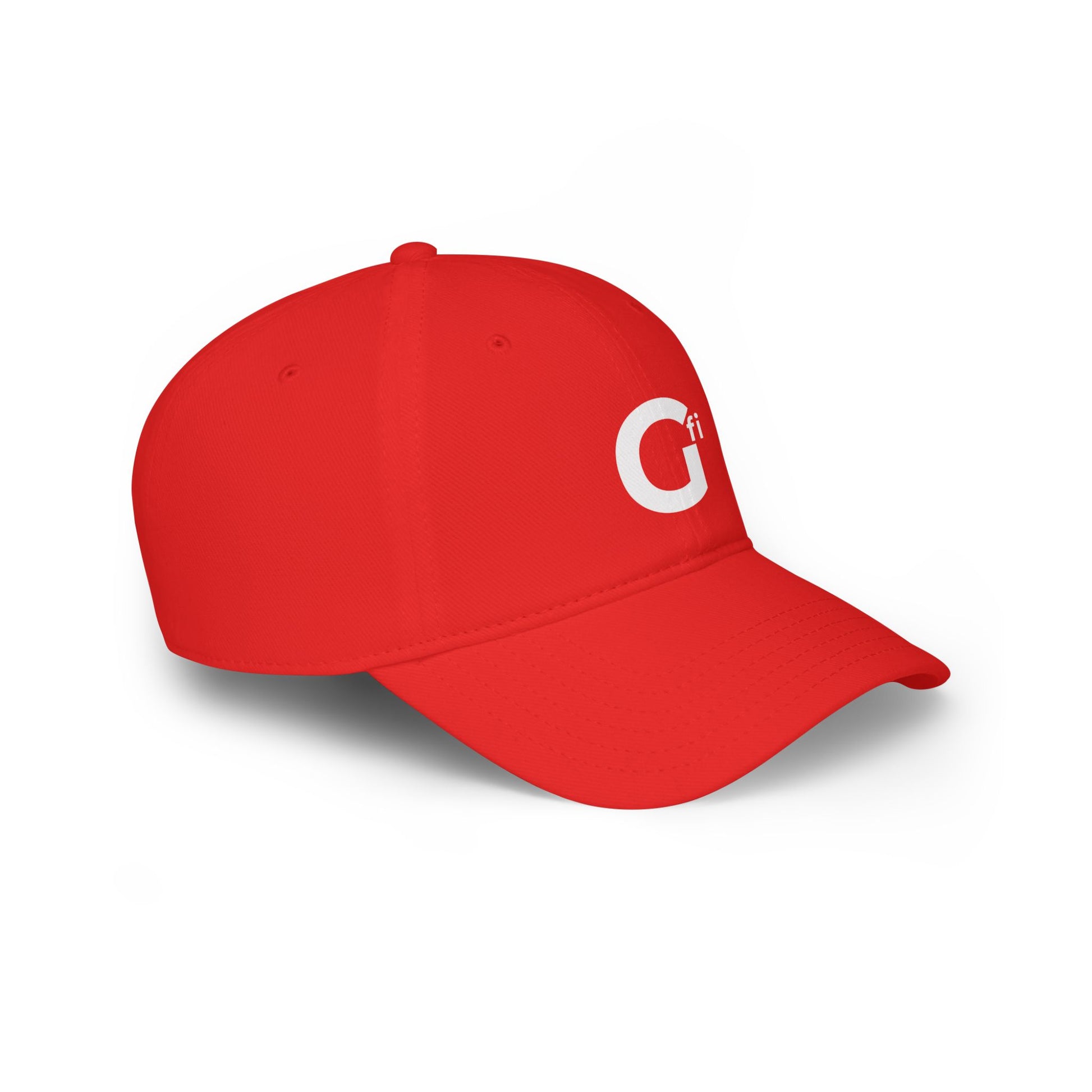 "Gfi" - Stylish Low Profile Baseball Cap with Modern Logo, Casual Hat for Everyday Wear, Gift for Sports Lovers, Adjustable Cap