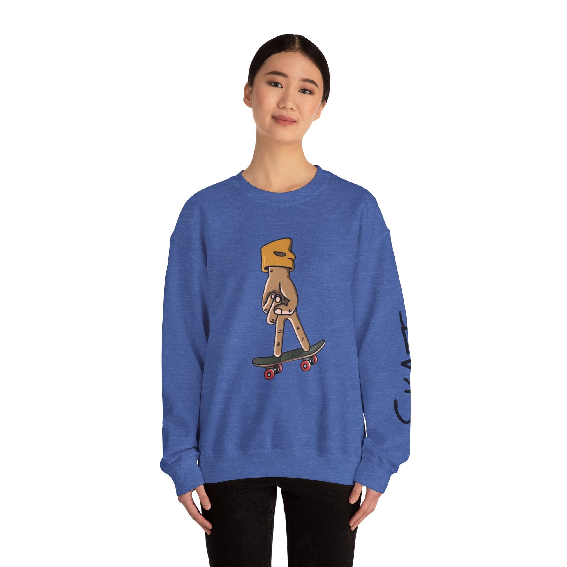 Skating - Finger Tricks - Unisex Heavy Blend™ Crewneck Sweatshirt