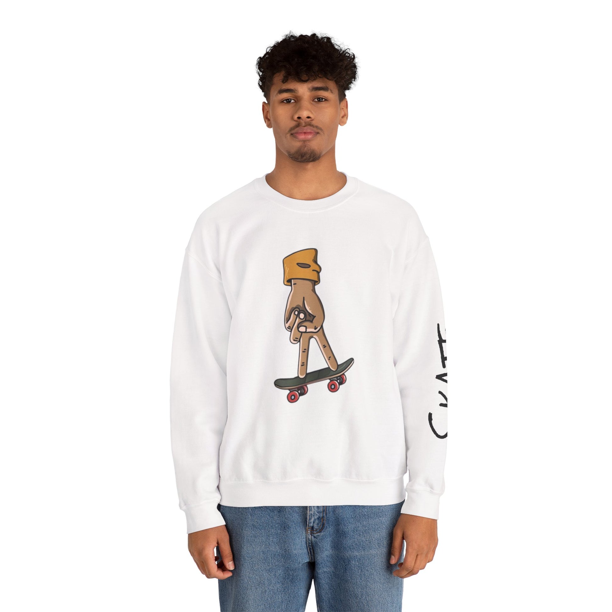 Skating - Finger Tricks - Unisex Heavy Blend™ Crewneck Sweatshirt