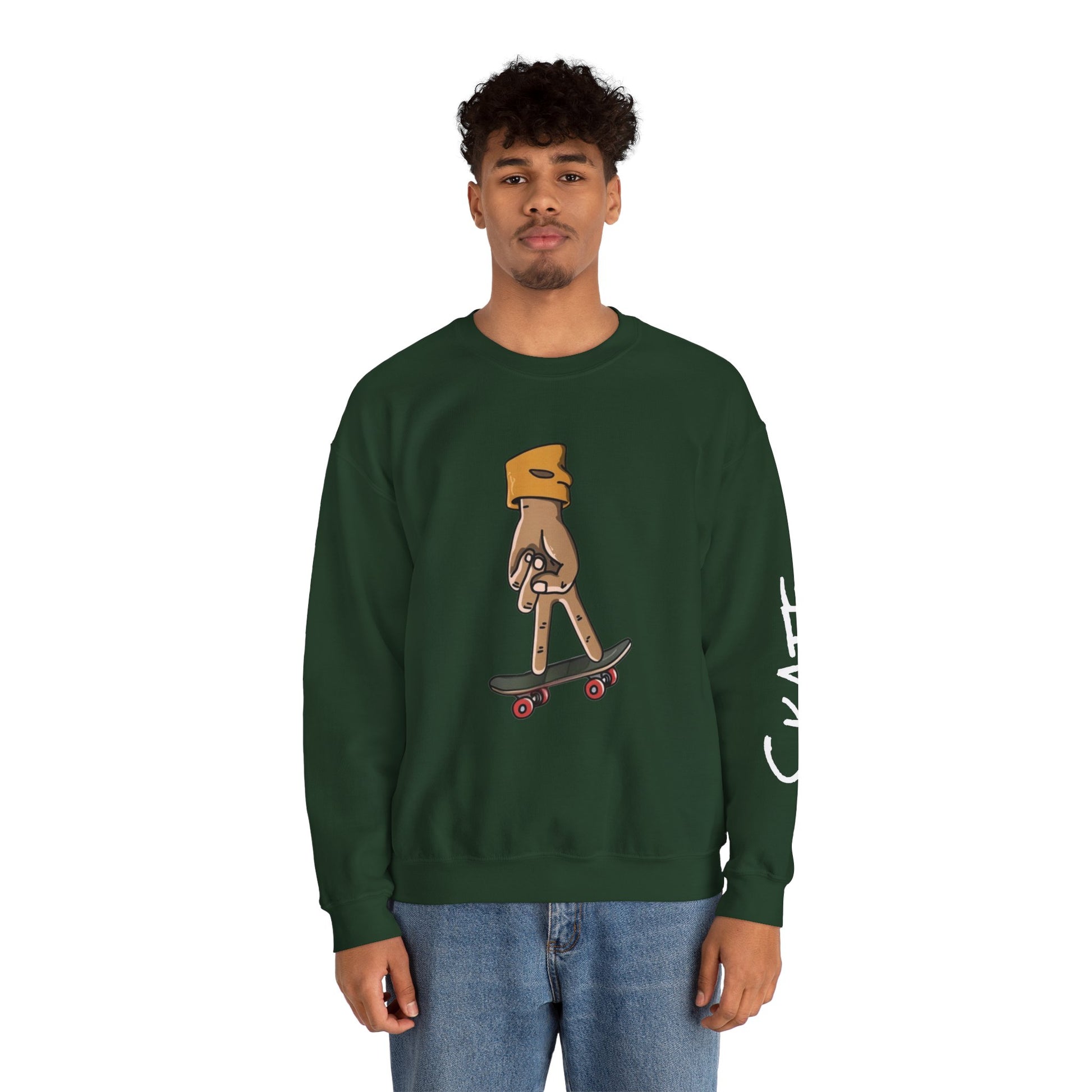 Skating - Finger Tricks - Unisex Heavy Blend™ Crewneck Sweatshirt