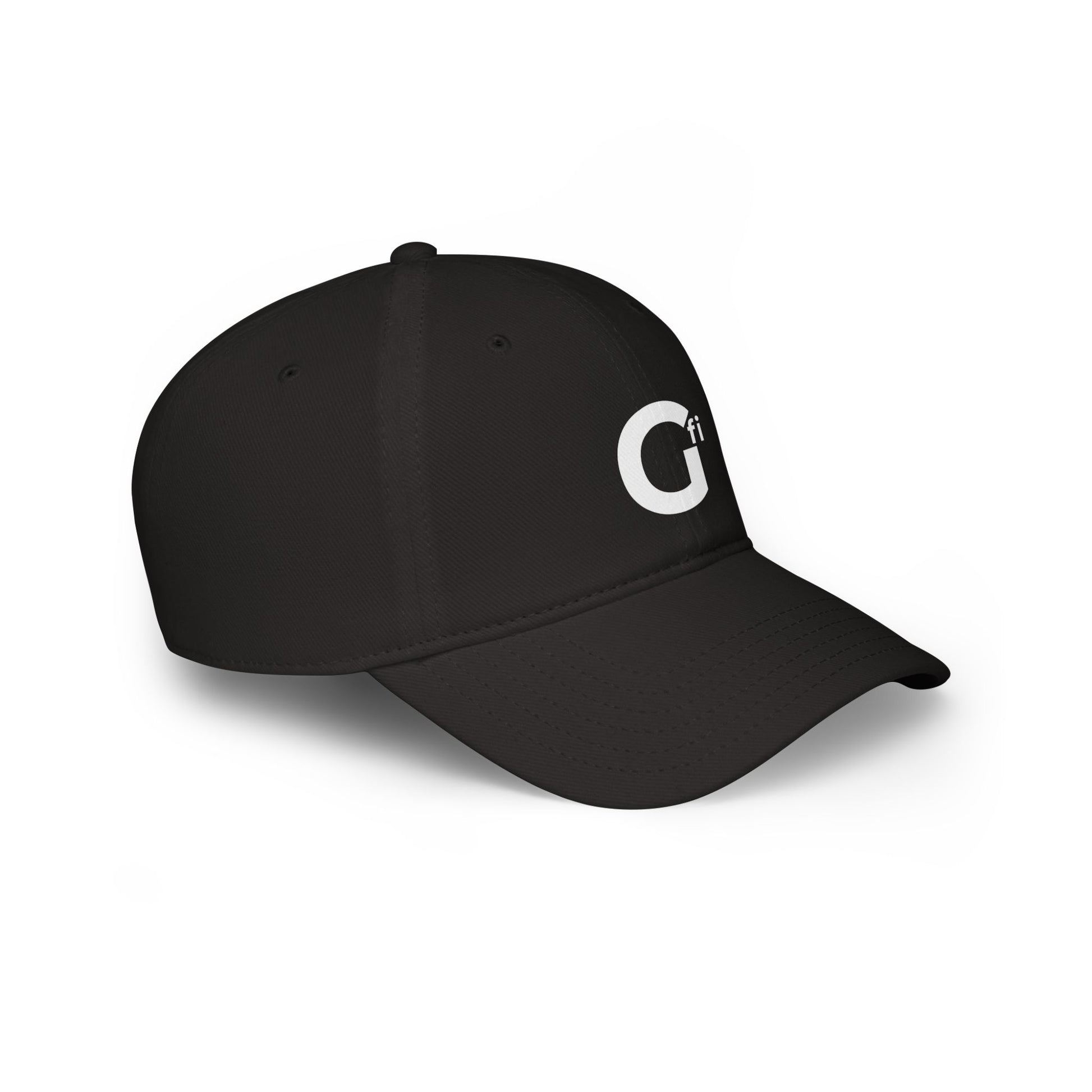"Gfi" - Stylish Low Profile Baseball Cap with Modern Logo, Casual Hat for Everyday Wear, Gift for Sports Lovers, Adjustable Cap
