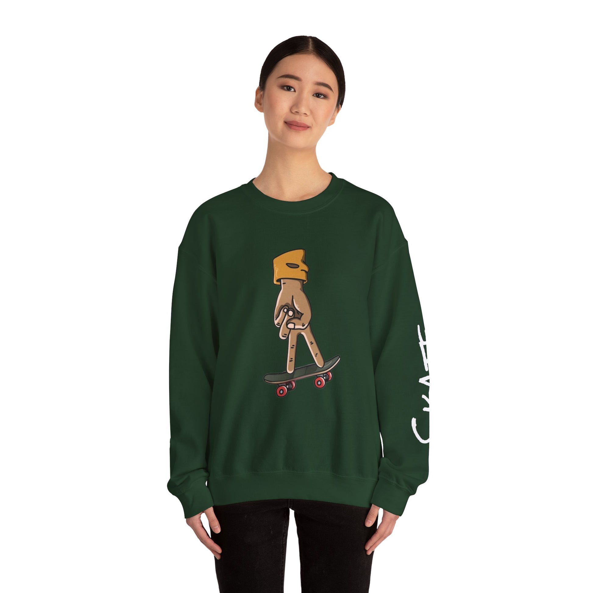 Skating - Finger Tricks - Unisex Heavy Blend™ Crewneck Sweatshirt