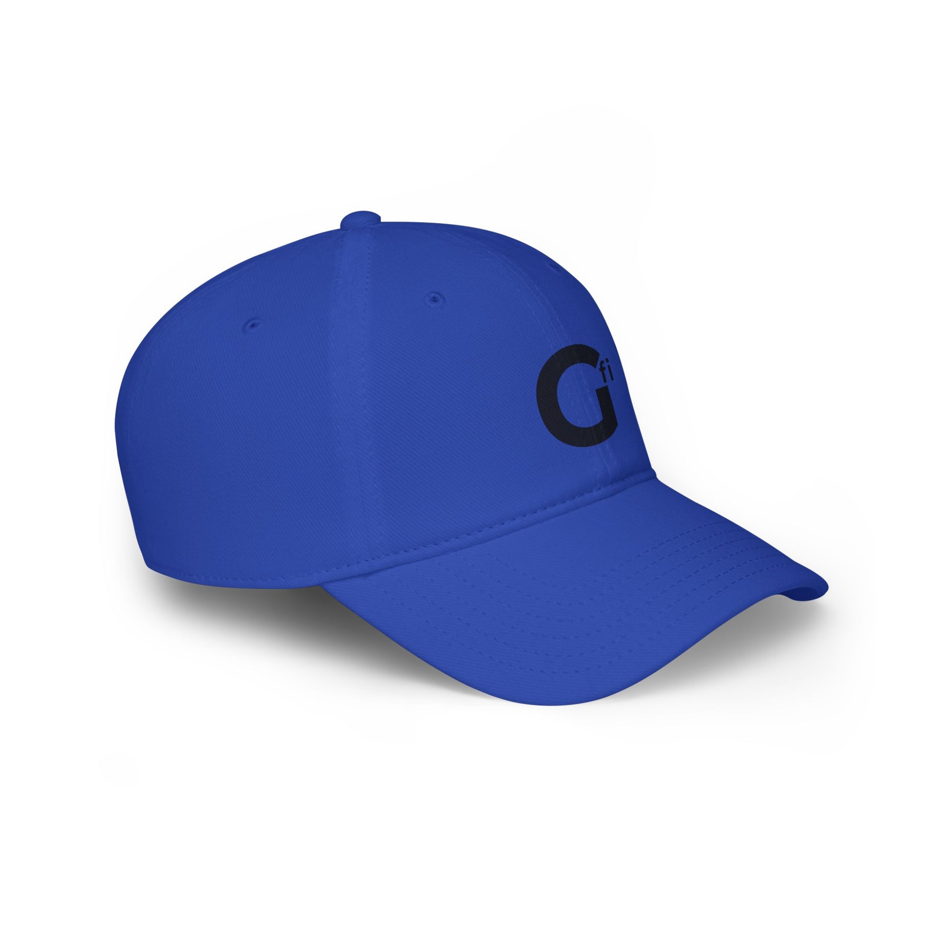 "Gfi" - Stylish Low Profile Baseball Cap with Modern Logo, Casual Hat for Everyday Wear, Gift for Sports Lovers, Adjustable Cap
