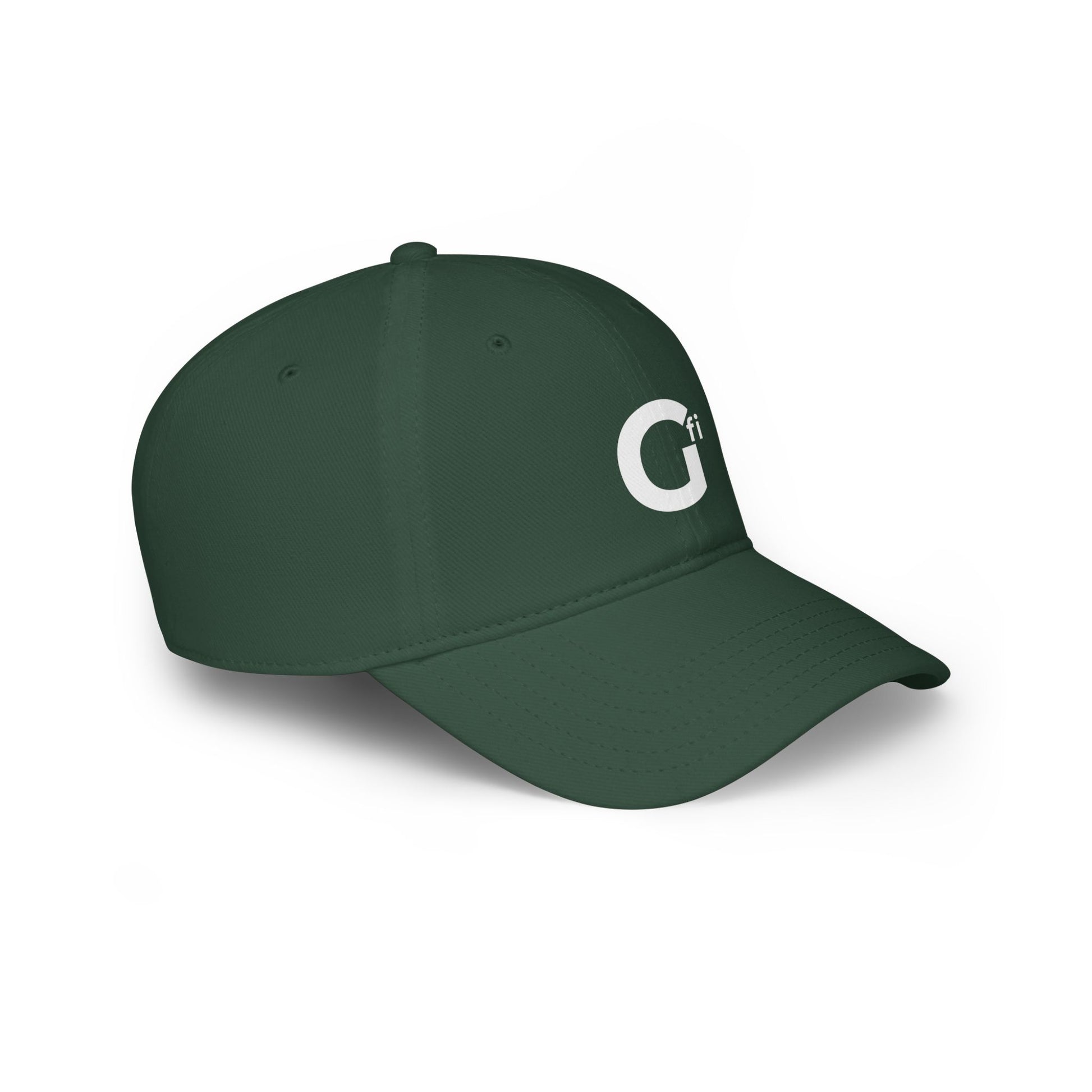 "Gfi" - Stylish Low Profile Baseball Cap with Modern Logo, Casual Hat for Everyday Wear, Gift for Sports Lovers, Adjustable Cap