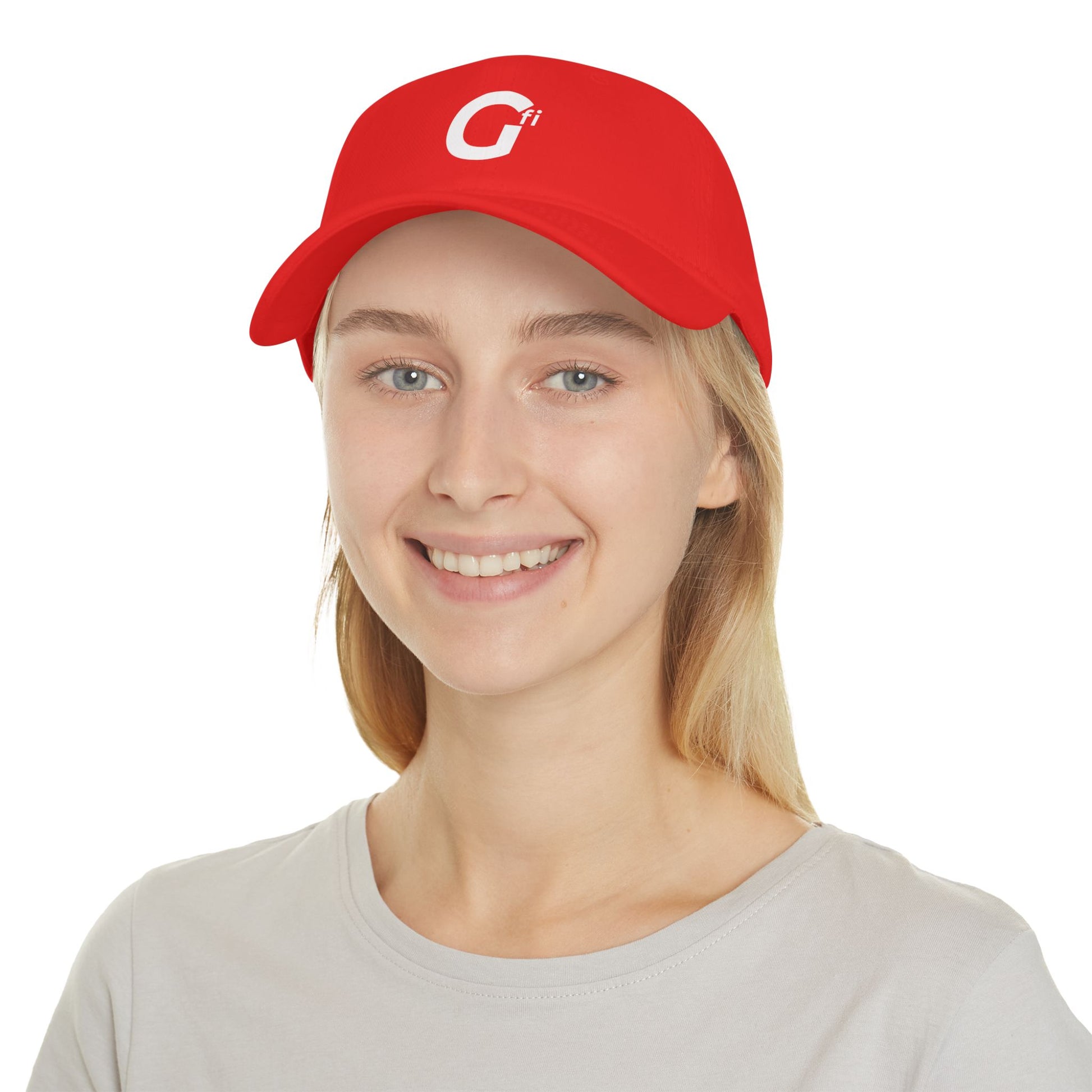 "Gfi" - Stylish Low Profile Baseball Cap with Modern Logo, Casual Hat for Everyday Wear, Gift for Sports Lovers, Adjustable Cap