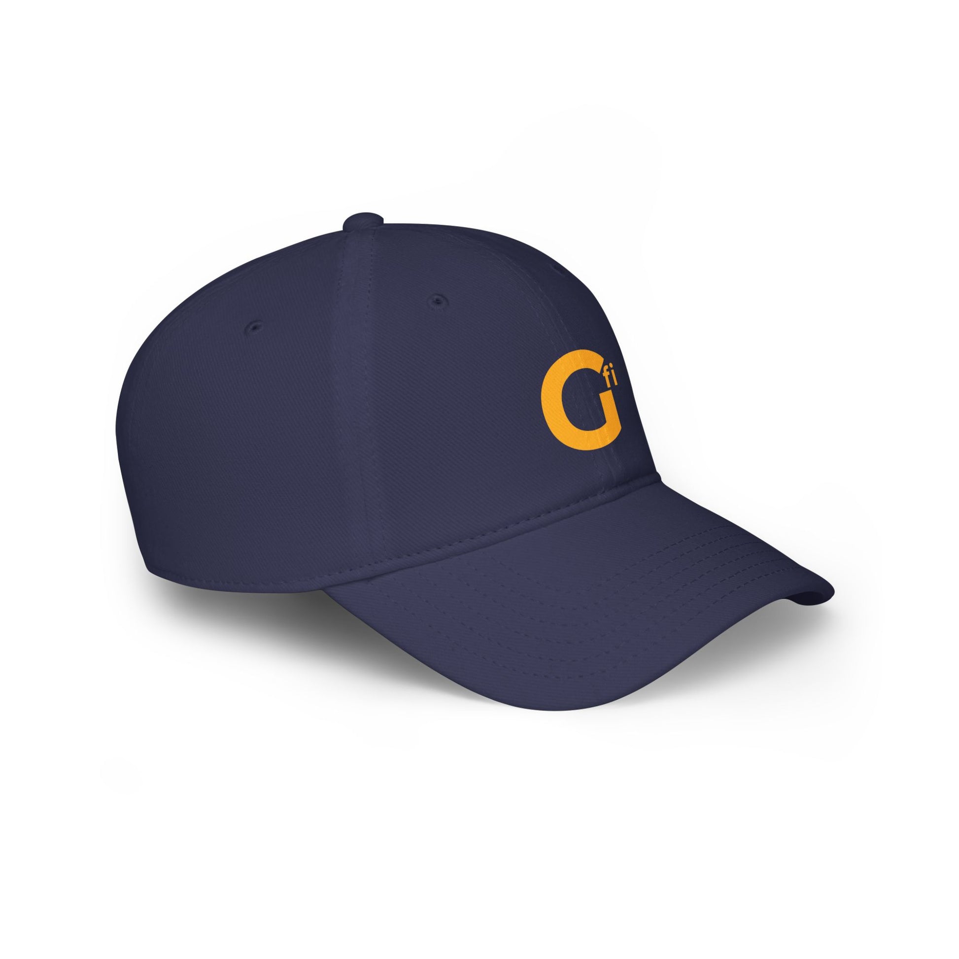 "Gfi" - Stylish Low Profile Baseball Cap with Modern Logo, Casual Hat for Everyday Wear, Gift for Sports Lovers, Adjustable Cap