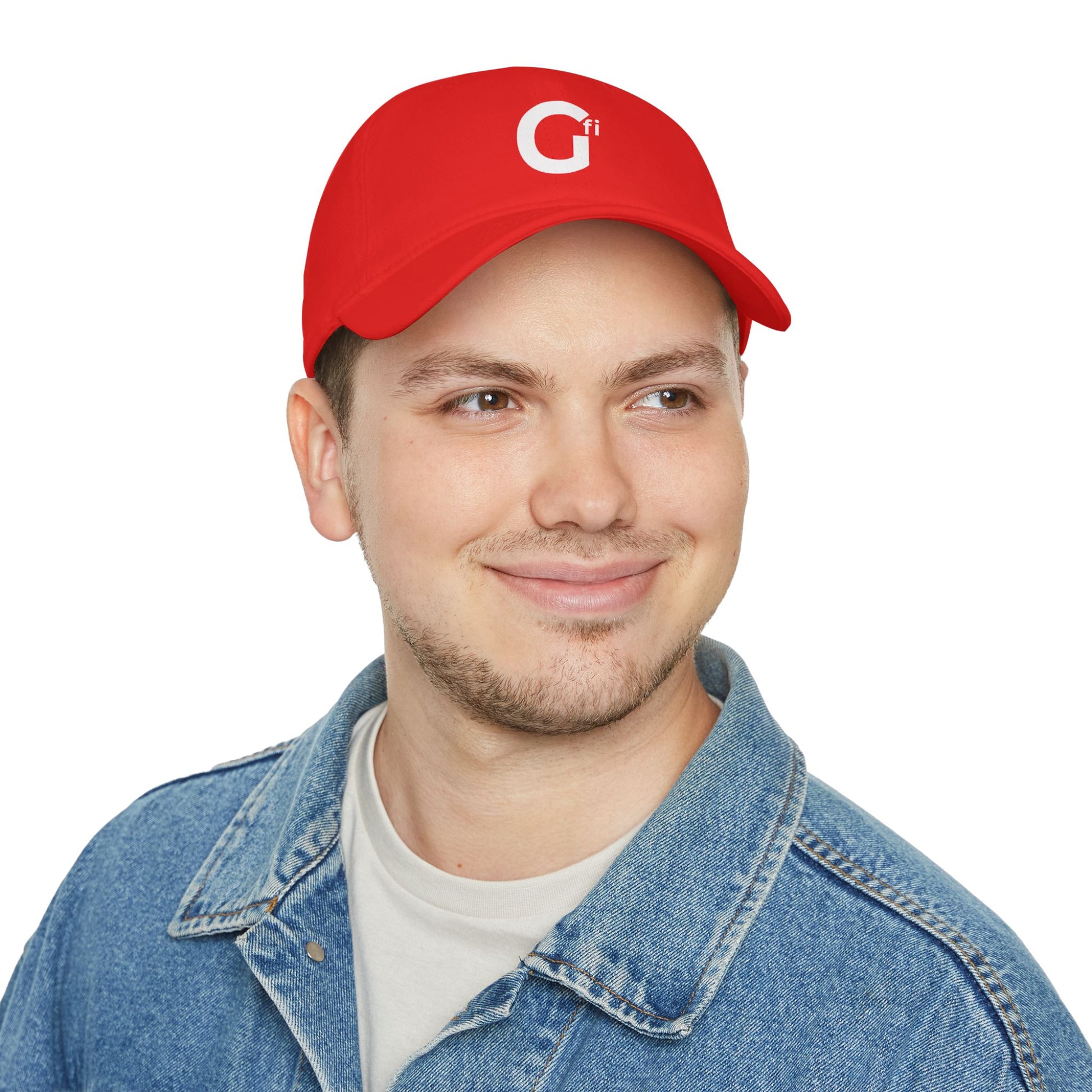 "Gfi" - Stylish Low Profile Baseball Cap with Modern Logo, Casual Hat for Everyday Wear, Gift for Sports Lovers, Adjustable Cap