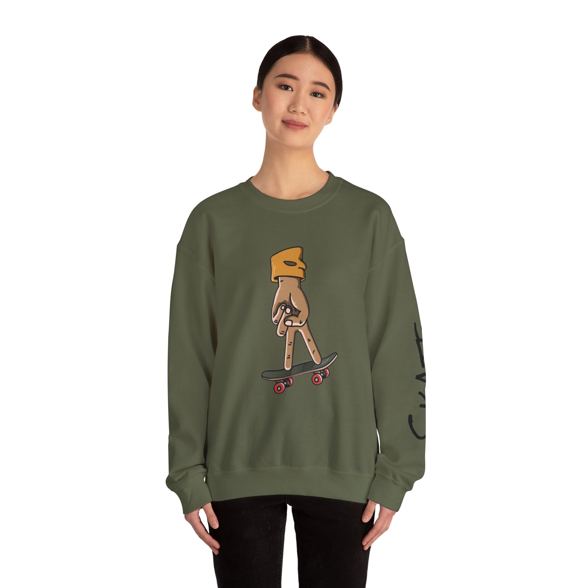 Skating - Finger Tricks - Unisex Heavy Blend™ Crewneck Sweatshirt