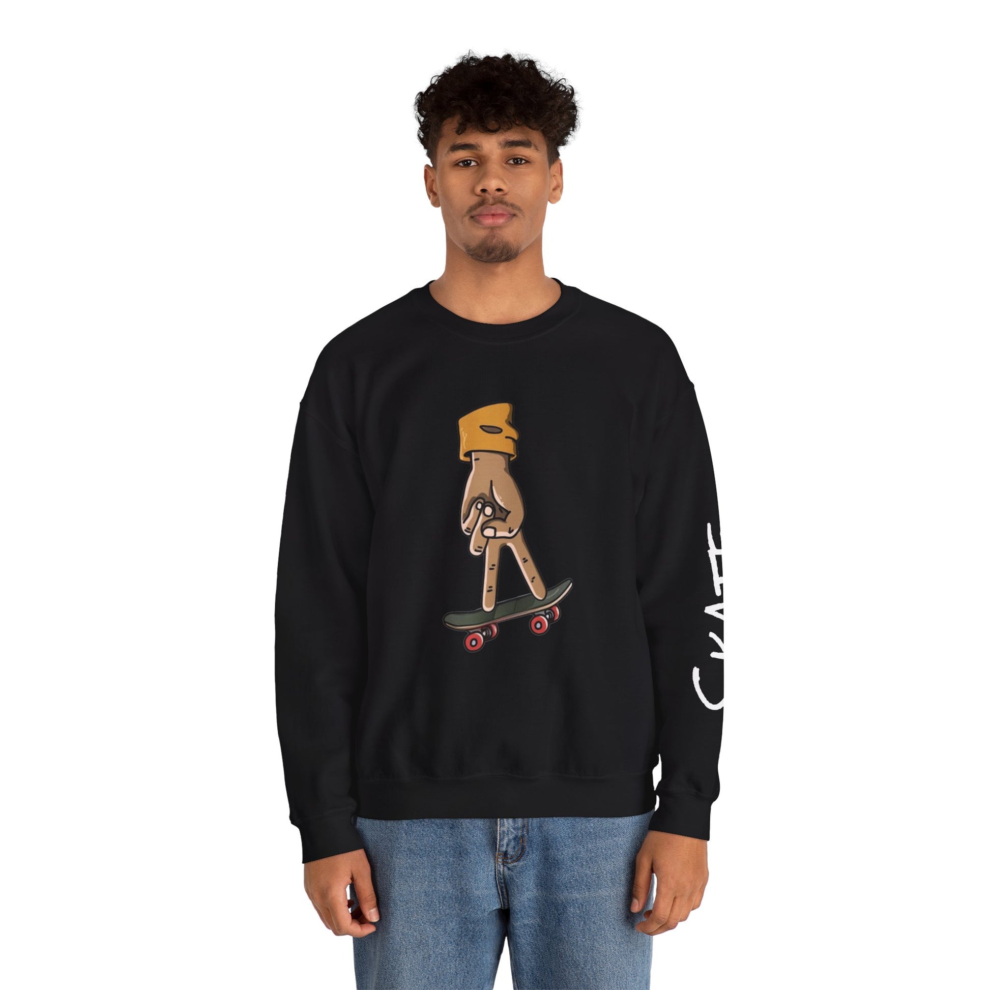 Skating - Finger Tricks - Unisex Heavy Blend™ Crewneck Sweatshirt