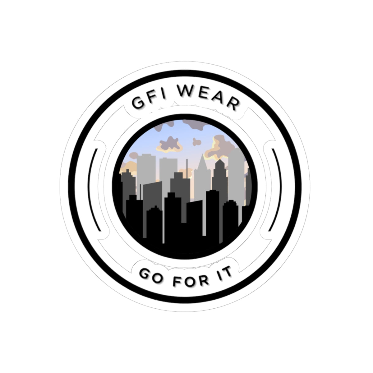 GFI Wear - Alternate - Kiss-Cut Stickers