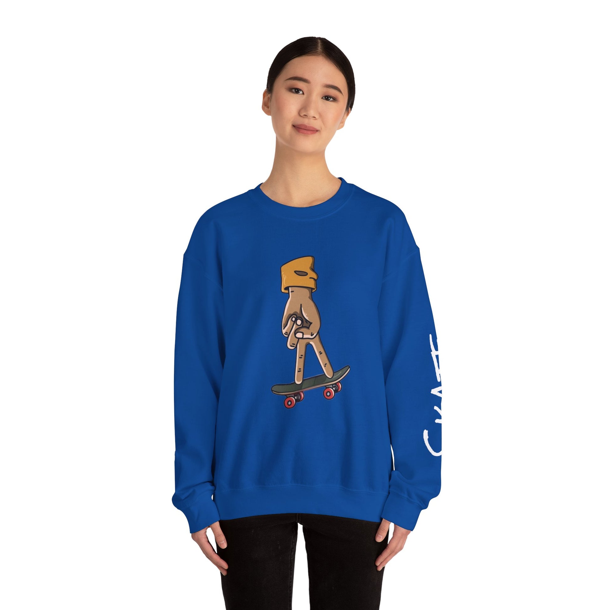 Skating - Finger Tricks - Unisex Heavy Blend™ Crewneck Sweatshirt