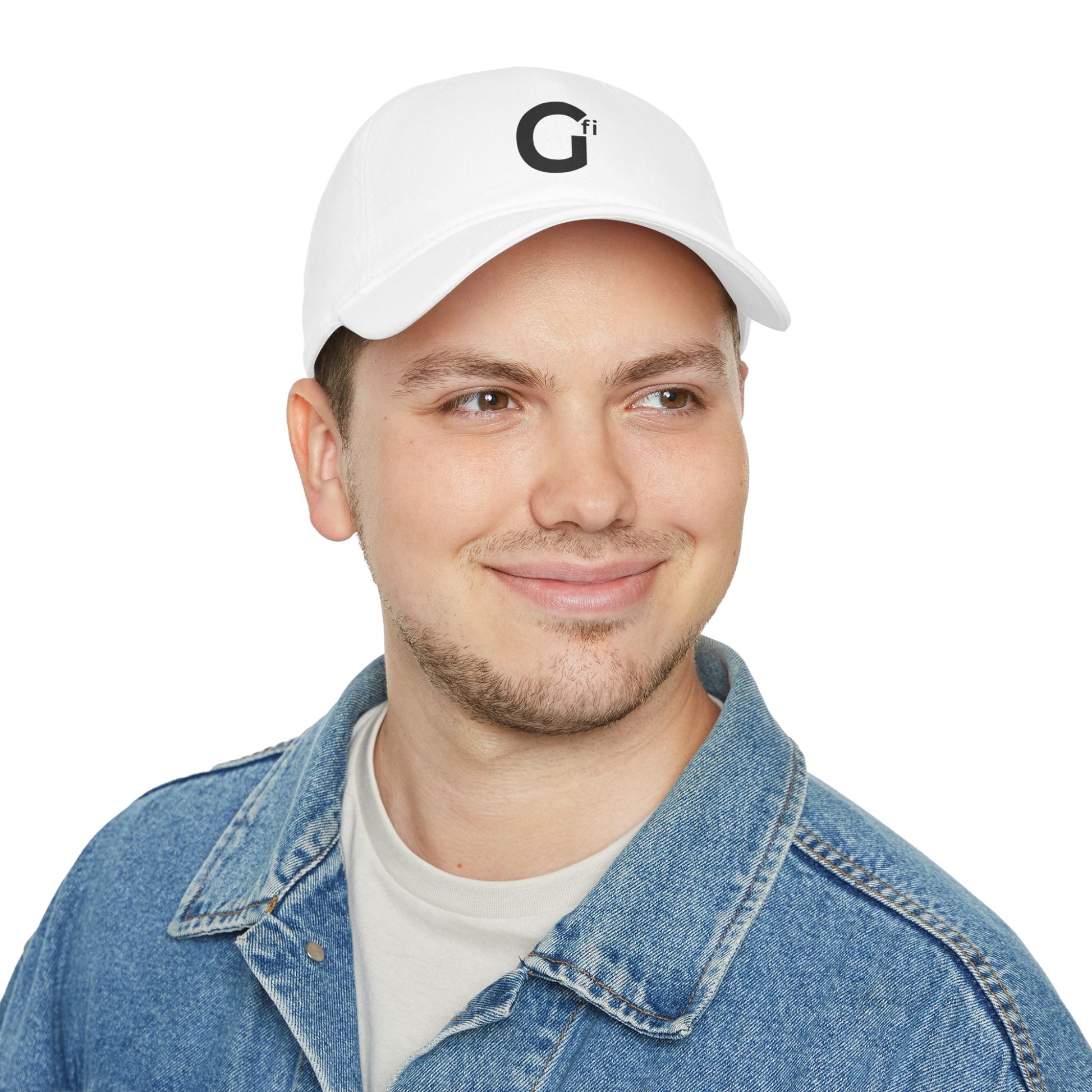 "Gfi" - Stylish Low Profile Baseball Cap with Modern Logo, Casual Hat for Everyday Wear, Gift for Sports Lovers, Adjustable Cap