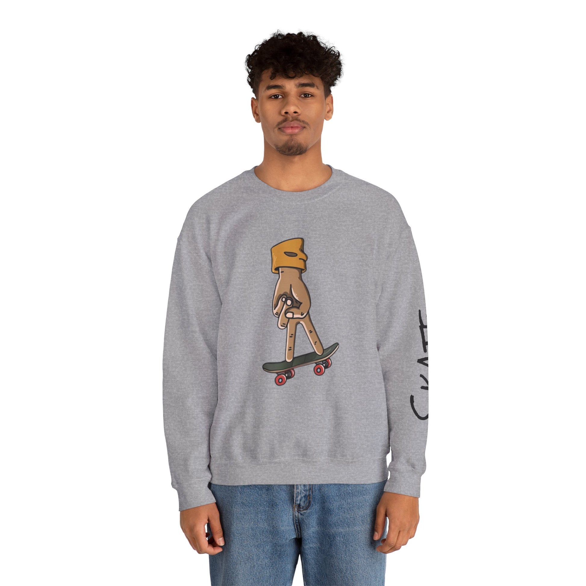 Skating - Finger Tricks - Unisex Heavy Blend™ Crewneck Sweatshirt