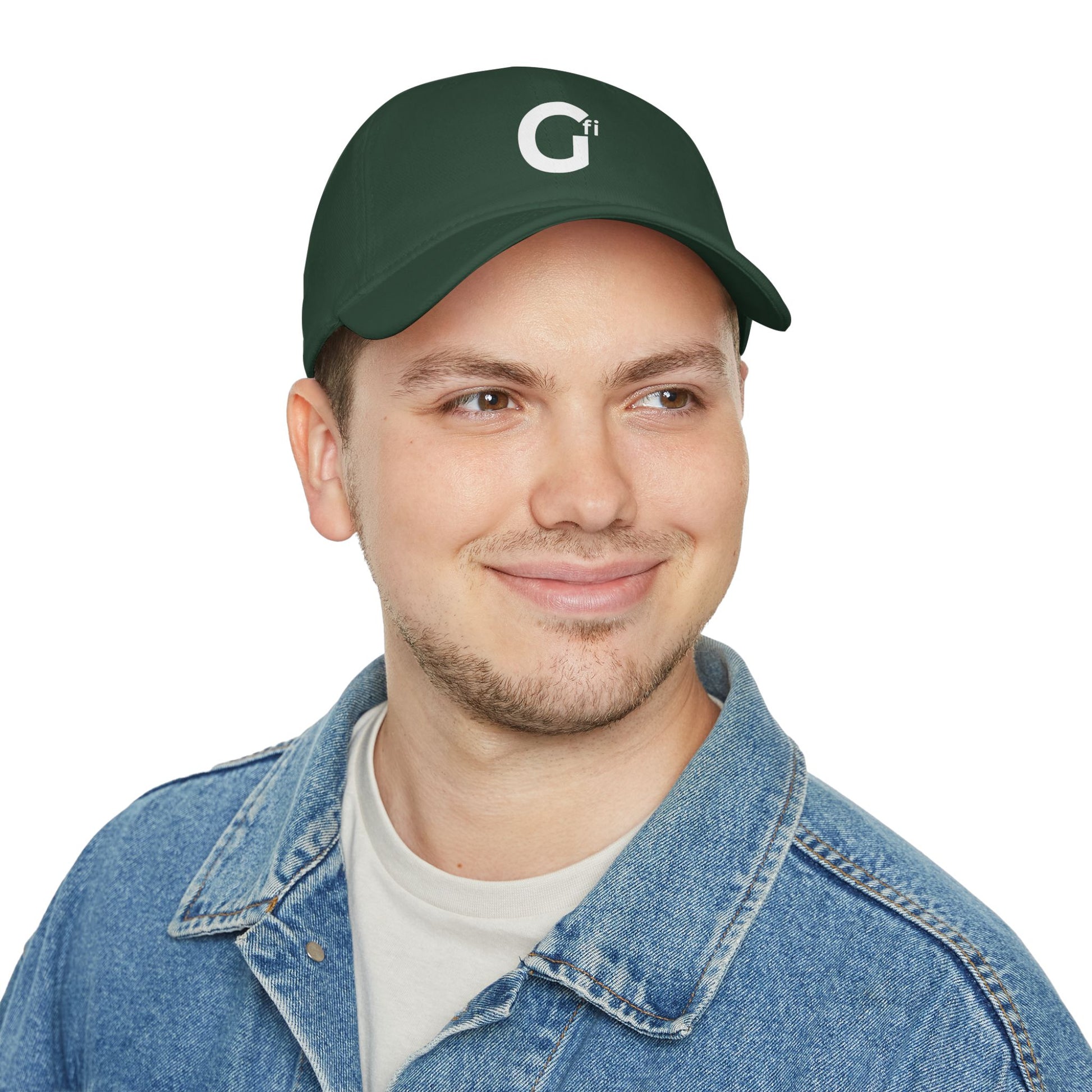 "Gfi" - Stylish Low Profile Baseball Cap with Modern Logo, Casual Hat for Everyday Wear, Gift for Sports Lovers, Adjustable Cap