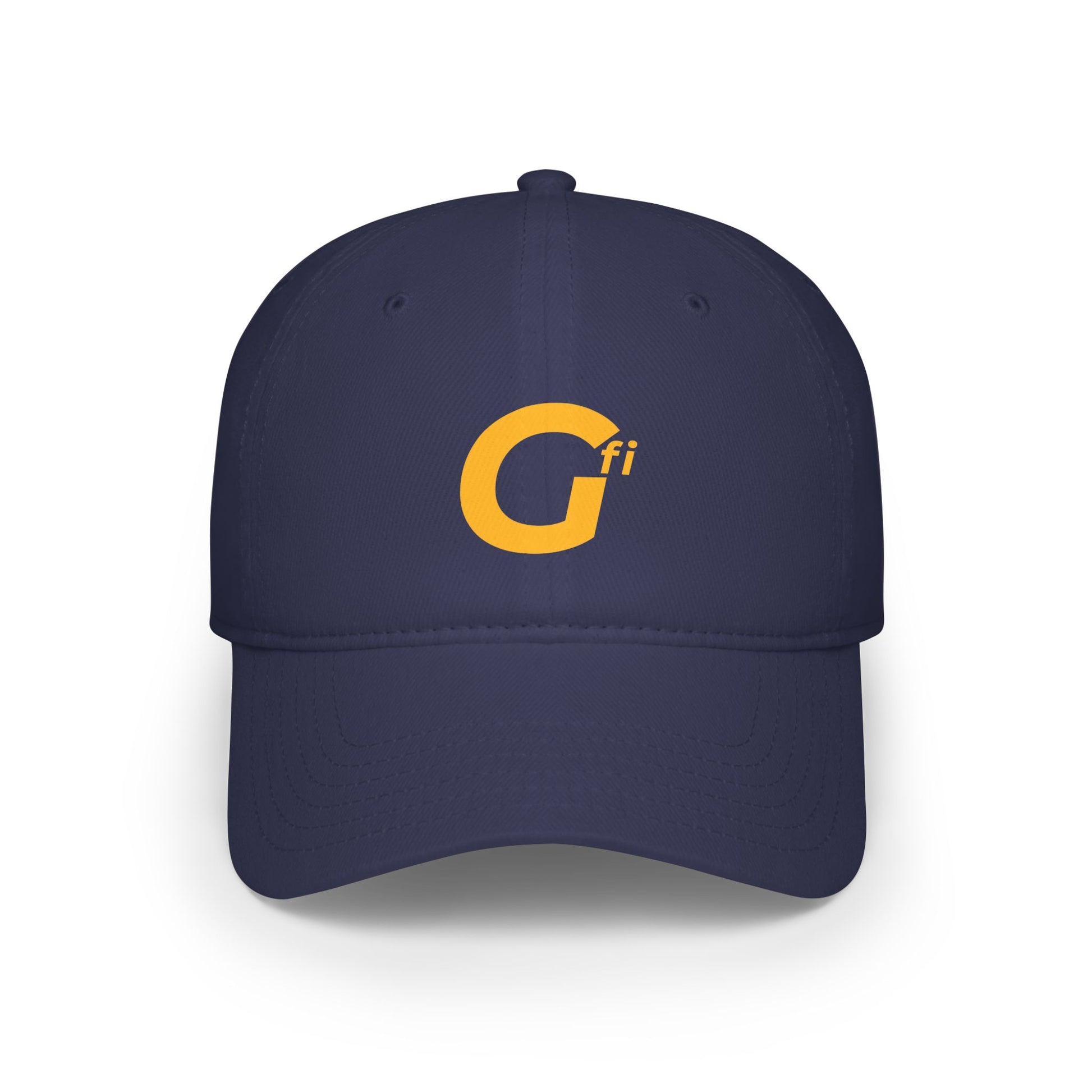 "Gfi" - Stylish Low Profile Baseball Cap with Modern Logo, Casual Hat for Everyday Wear, Gift for Sports Lovers, Adjustable Cap