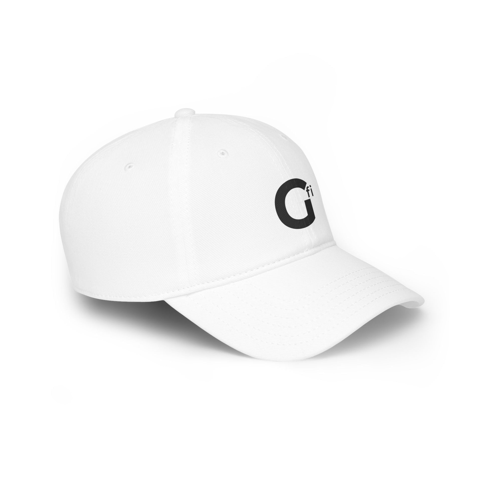 "Gfi" - Stylish Low Profile Baseball Cap with Modern Logo, Casual Hat for Everyday Wear, Gift for Sports Lovers, Adjustable Cap