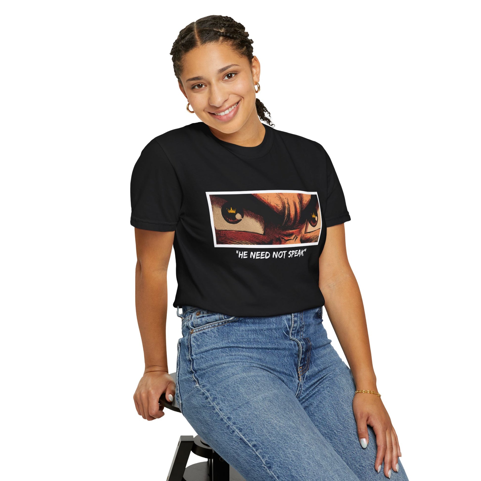 Leeric Series - Crown Eyes - Unisex Garment-Dyed T-shirt