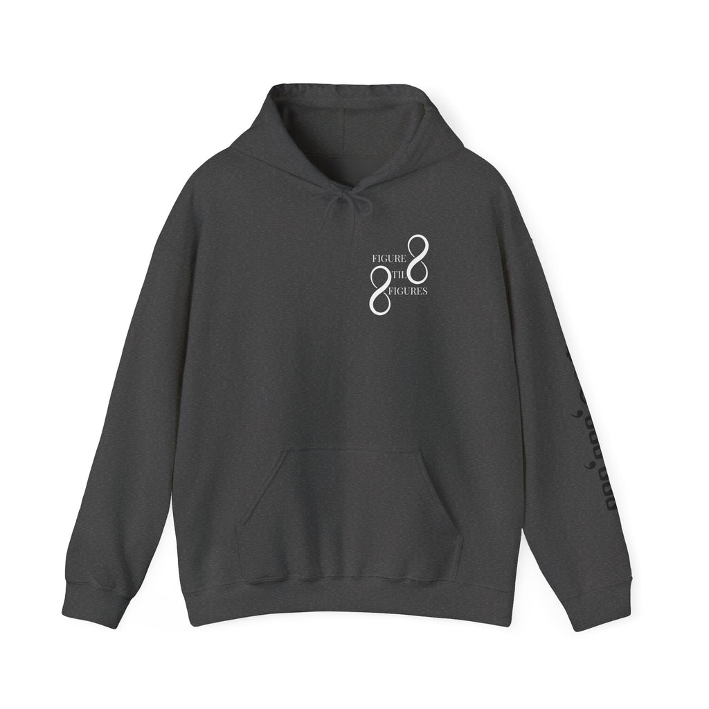 8 Figure Hoodie - Front, Back, and Sleeve