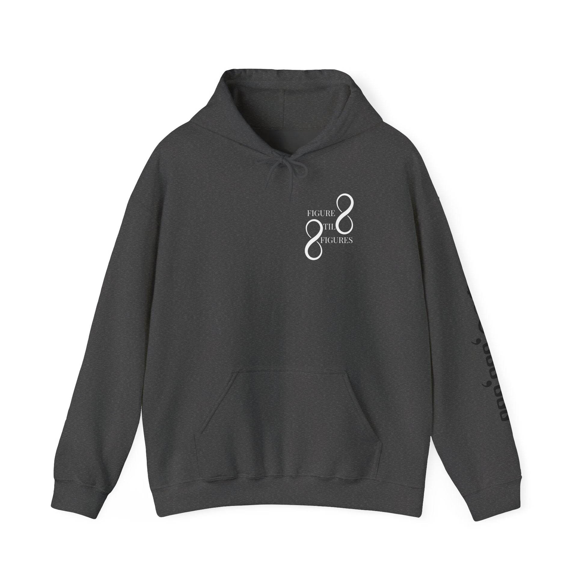 8 Figure Hoodie - Front, Back, and Sleeve