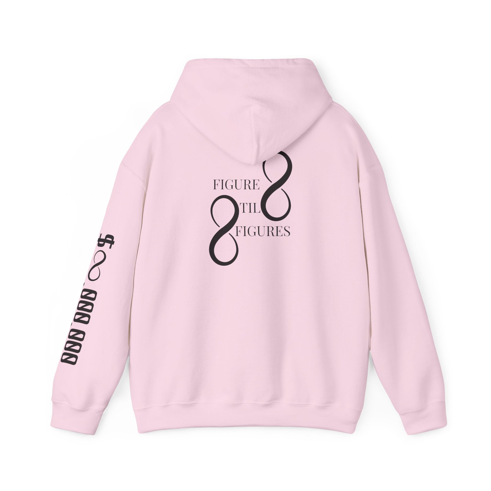8 Figure Hoodie - Front, Back, and Sleeve