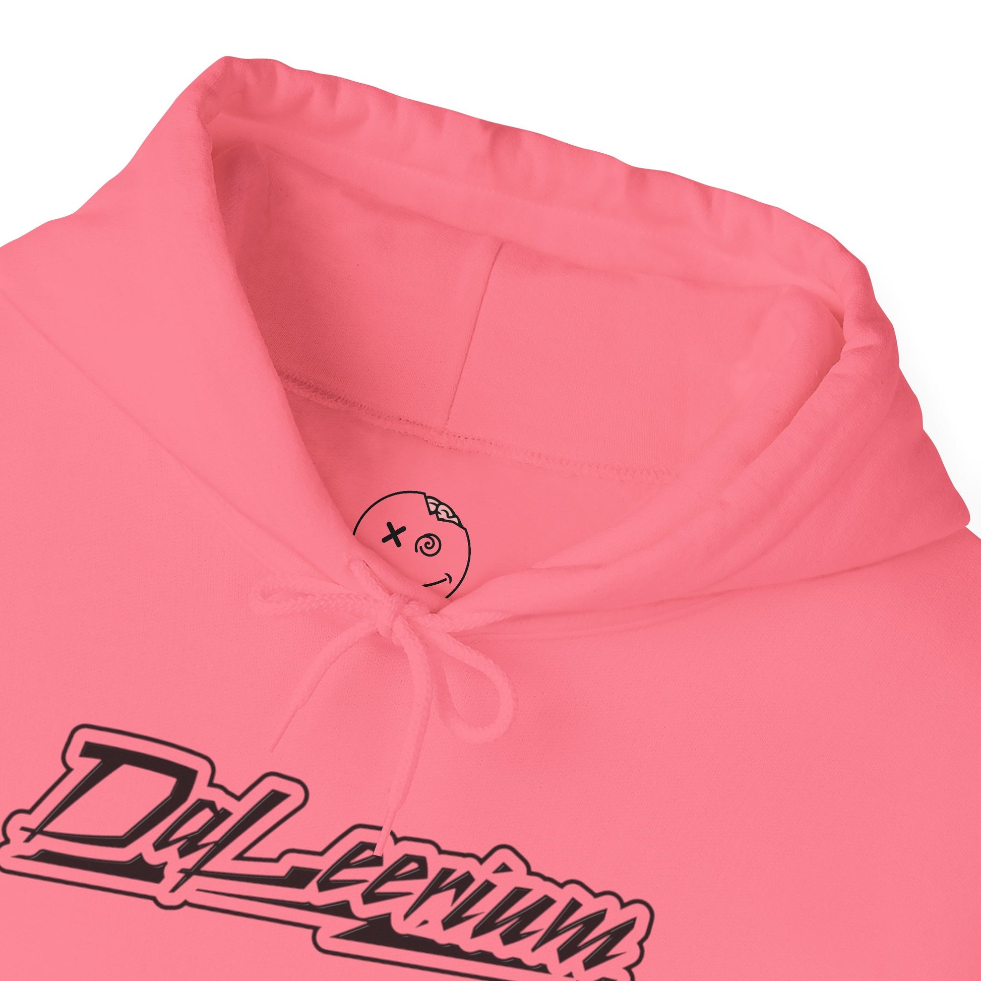 DaLeerium - Black Lettering and Logo Sleeve - Unisex Heavy Blend™ Hooded Sweatshirt
