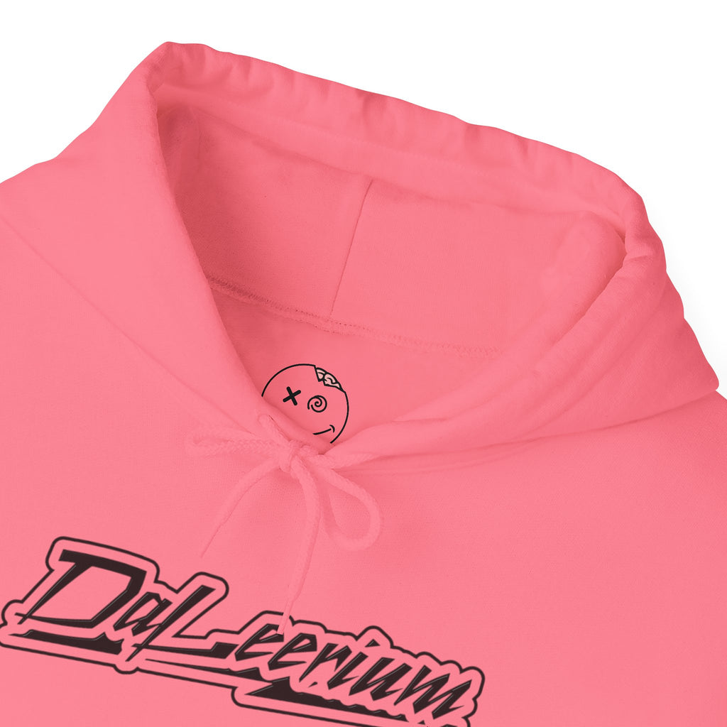 DaLeerium - Black Lettering and Logo Sleeve - Unisex Heavy Blend™ Hooded Sweatshirt