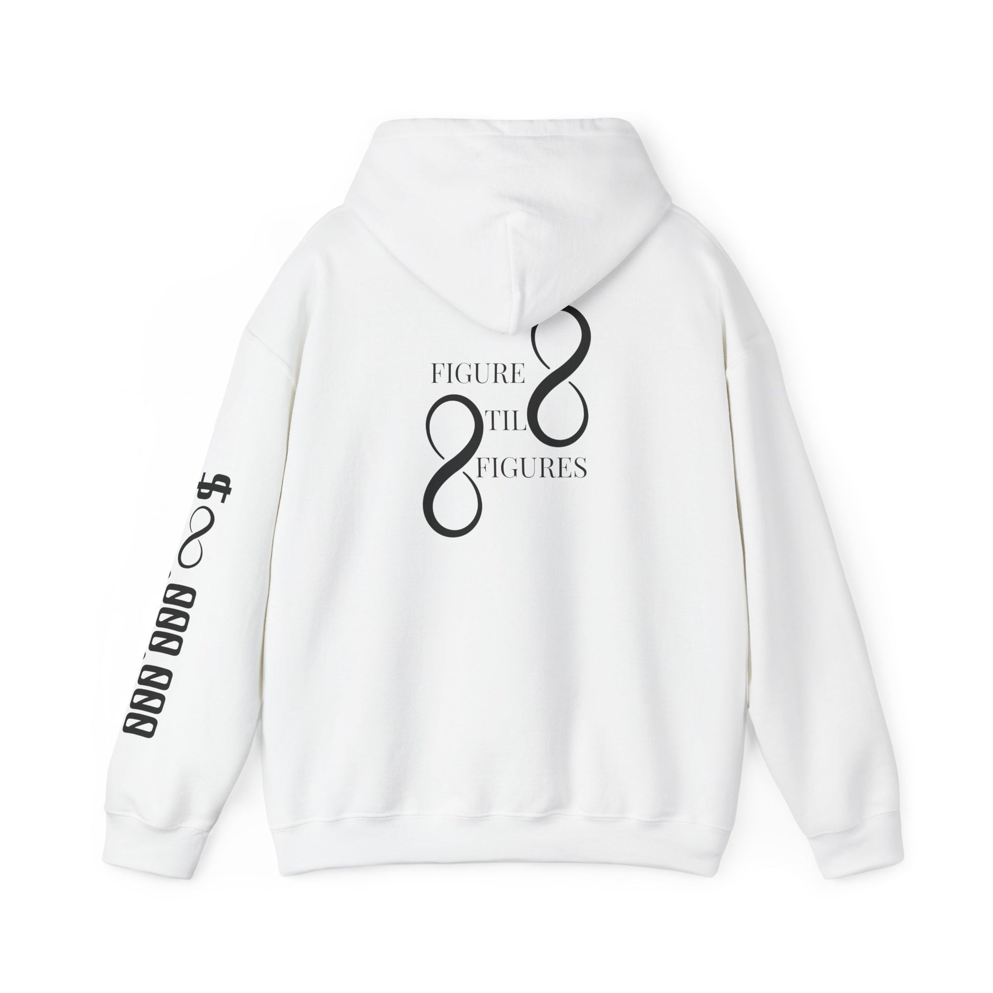 8 Figure Hoodie - Front, Back, and Sleeve