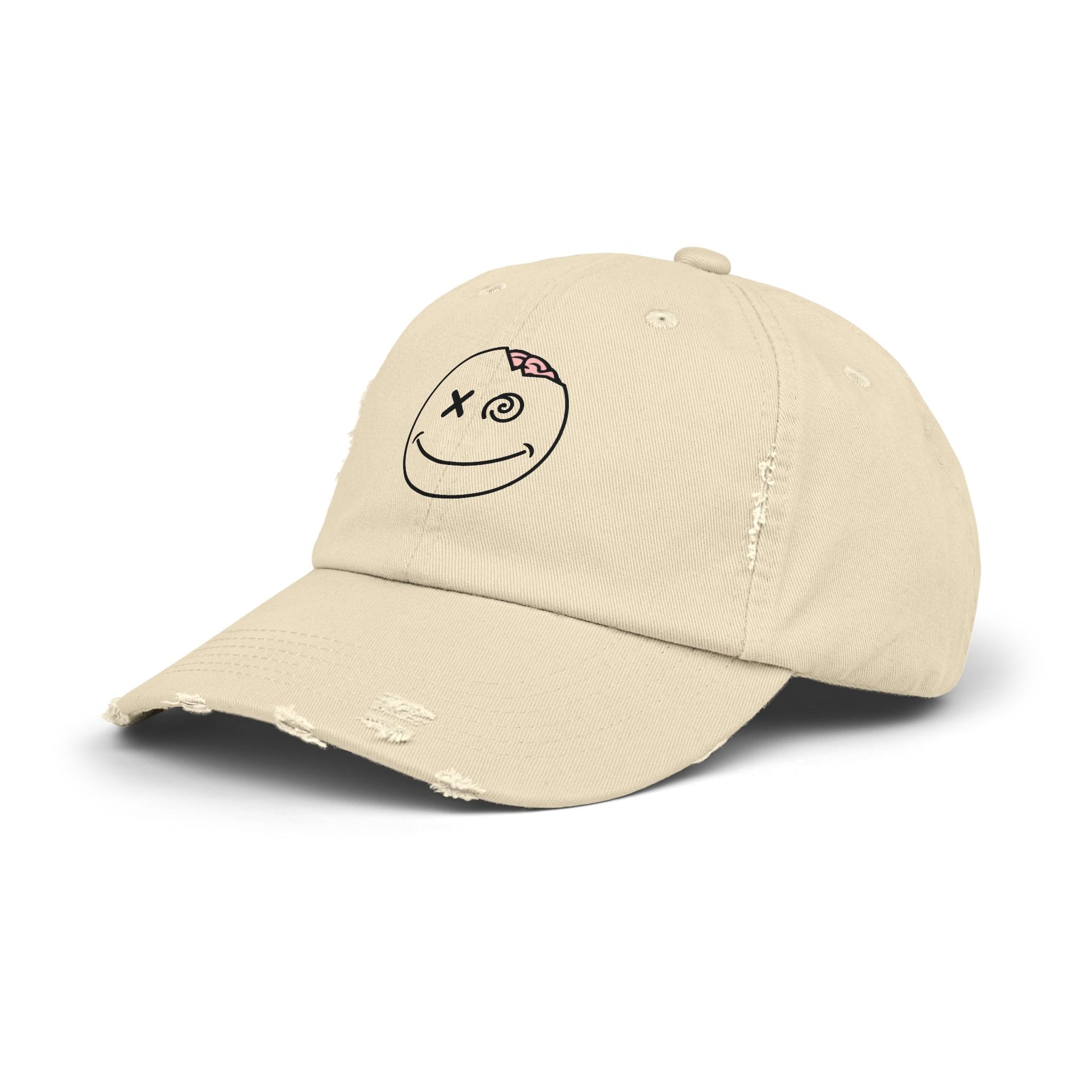 Distressed DaLeerium Logo Hat | Unisex Vintage Hat | Trendy Accessories for Teens, Gift for Him, Her, Everyday Wear, Casual Style