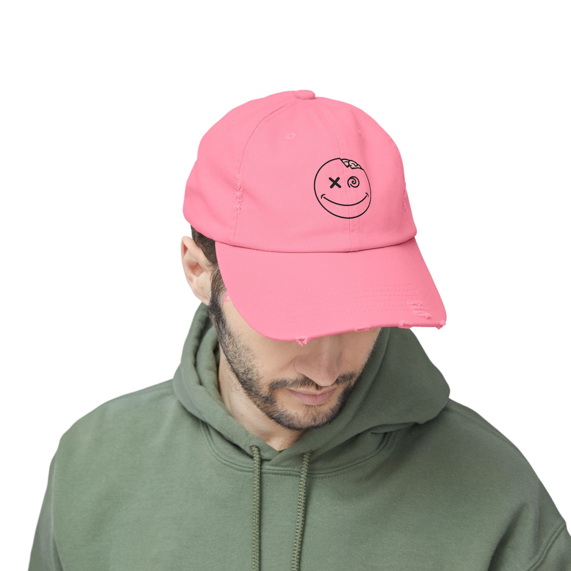 Distressed DaLeerium Logo Hat | Unisex Vintage Hat | Trendy Accessories for Teens, Gift for Him, Her, Everyday Wear, Casual Style