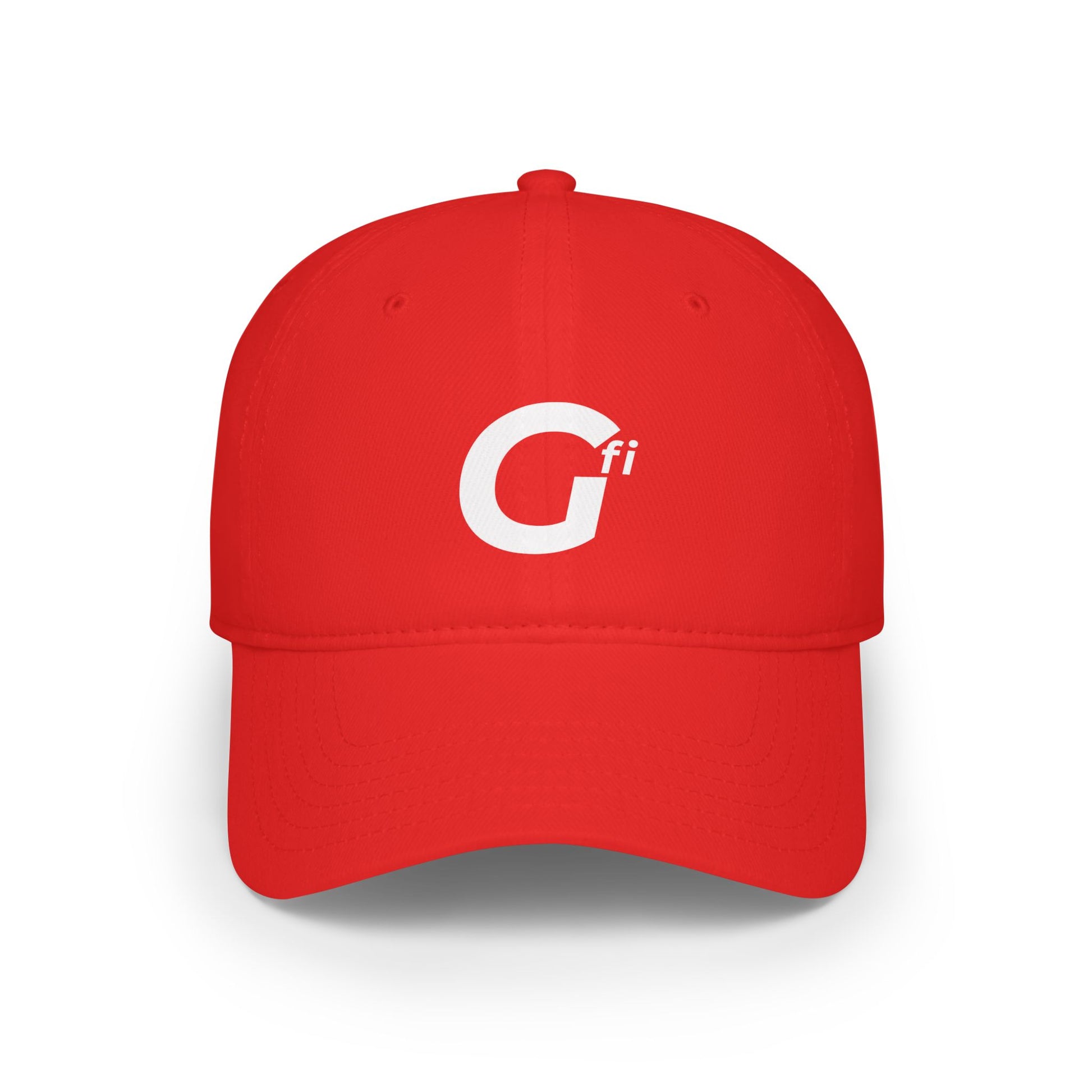 "Gfi" - Stylish Low Profile Baseball Cap with Modern Logo, Casual Hat for Everyday Wear, Gift for Sports Lovers, Adjustable Cap
