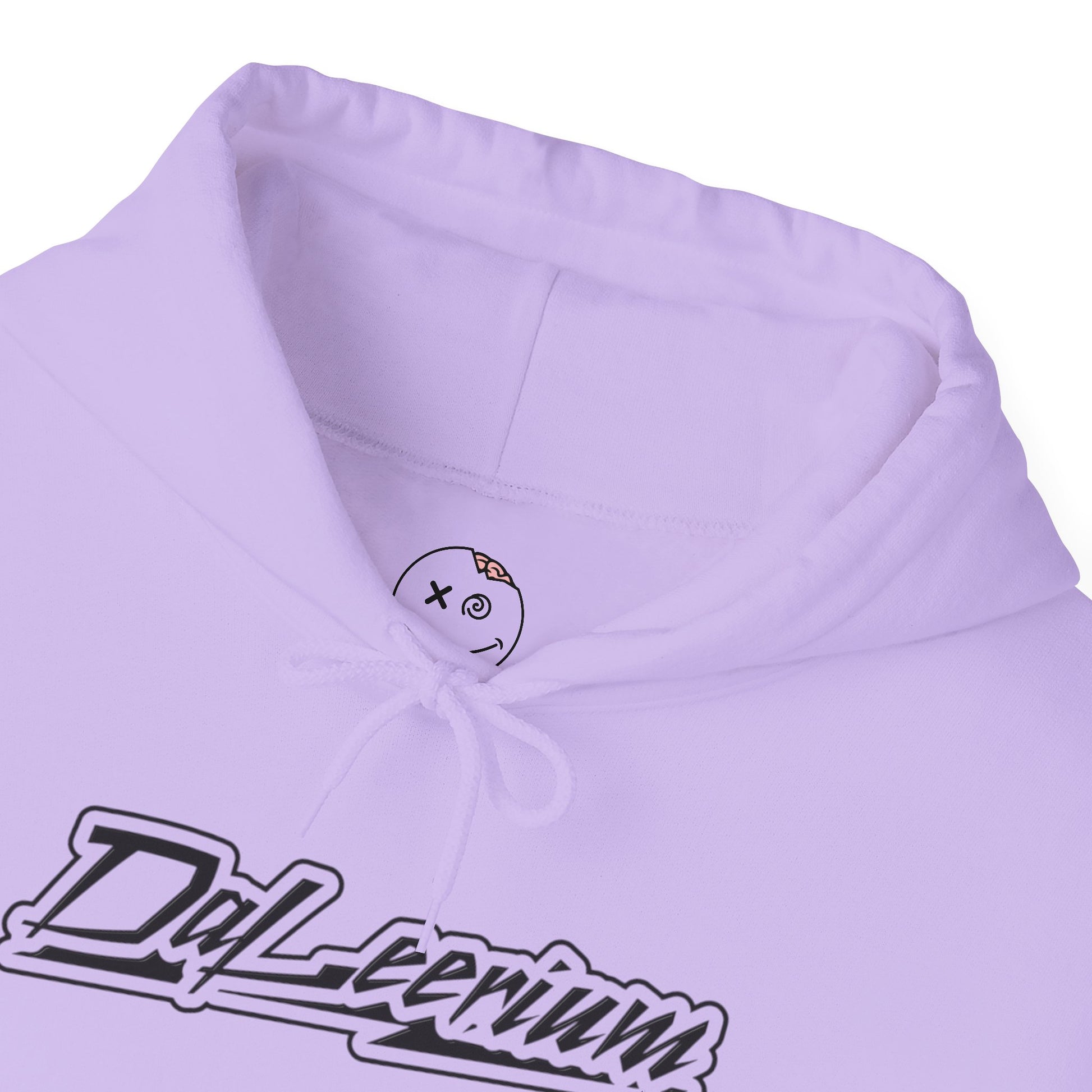 DaLeerium - Black Lettering and Logo Sleeve - Unisex Heavy Blend™ Hooded Sweatshirt