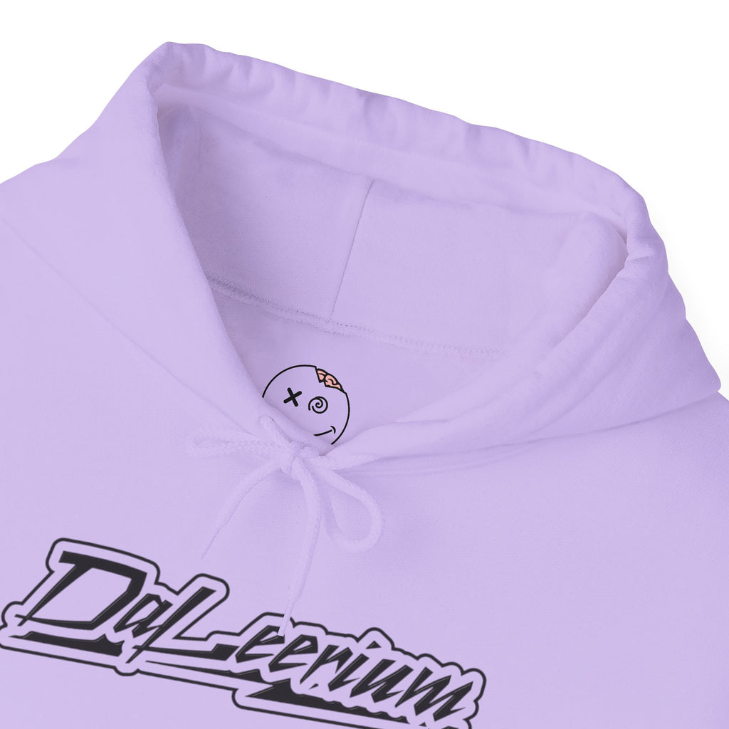 DaLeerium - Black Lettering and Logo Sleeve - Unisex Heavy Blend™ Hooded Sweatshirt