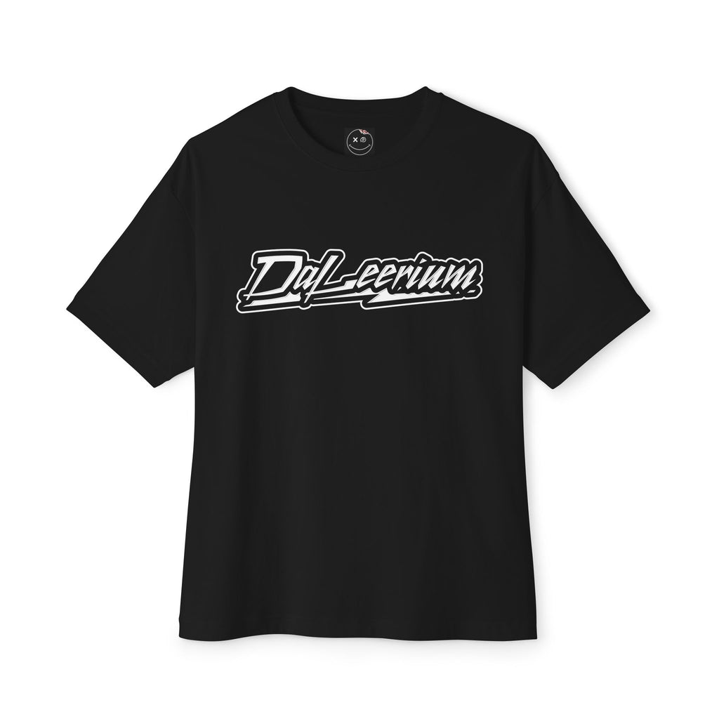DaLeerium - Lettering - Simple - Unisex Oversized Boxy Tee