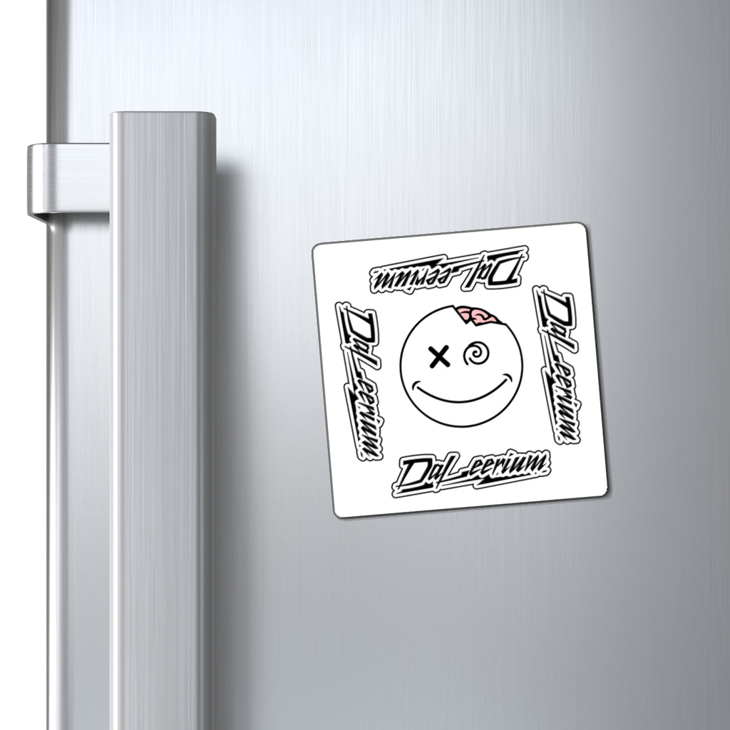 DaLeerium - Logo Magnet - Quirky Refrigerator Decor, Gift for Students, Dorm Room Accessories, Unique Collectible