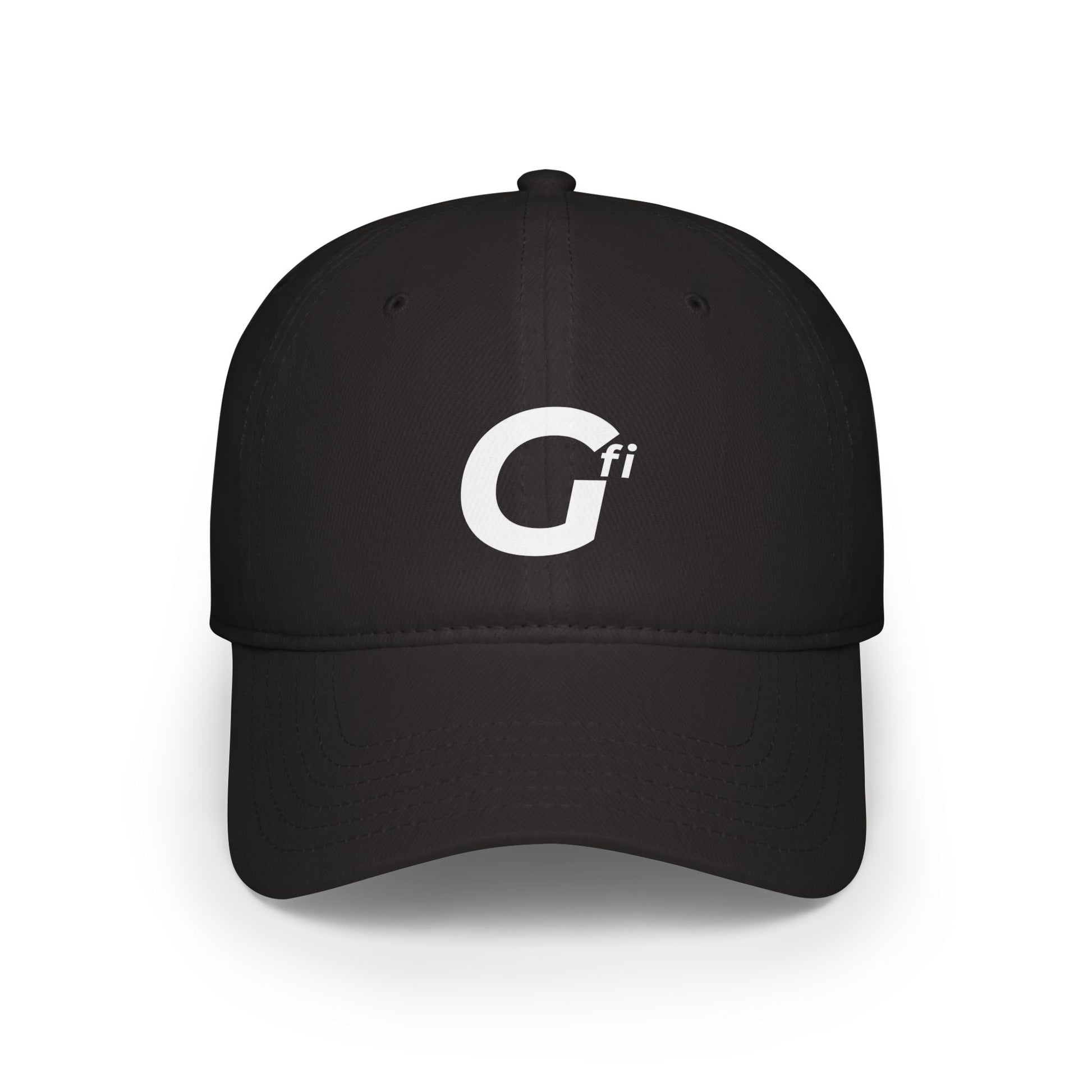 "Gfi" - Stylish Low Profile Baseball Cap with Modern Logo, Casual Hat for Everyday Wear, Gift for Sports Lovers, Adjustable Cap