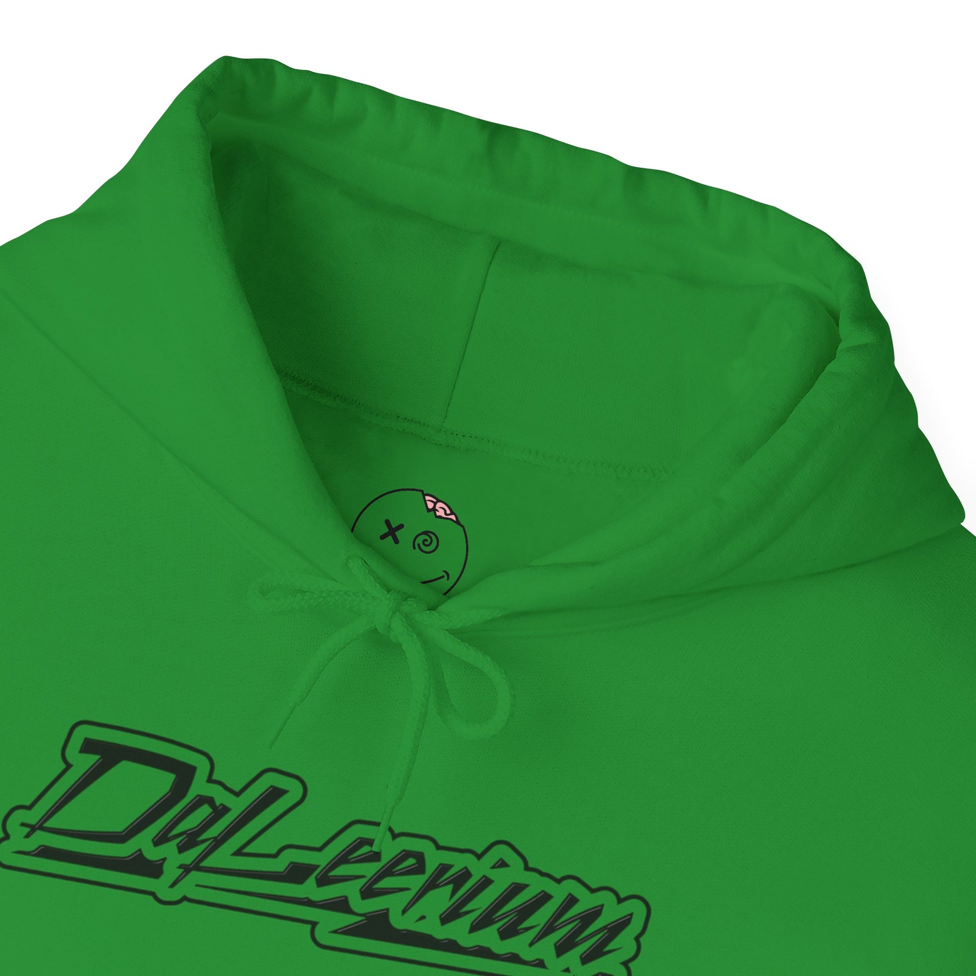 DaLeerium - Black Lettering and Logo Sleeve - Unisex Heavy Blend™ Hooded Sweatshirt