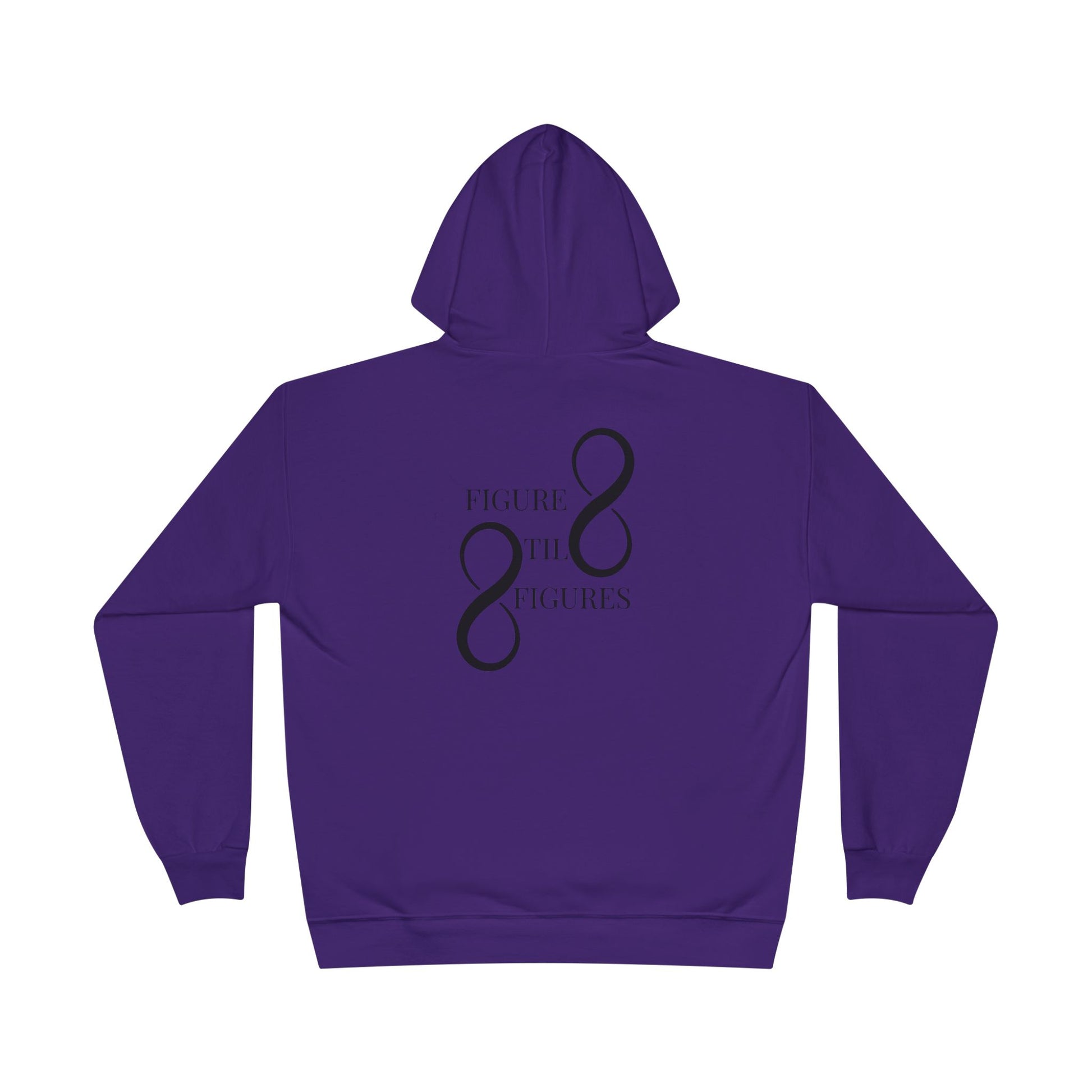 8 Figures Black Lettering - Unisex EcoSmart® Pullover Hoodie Sweatshirt