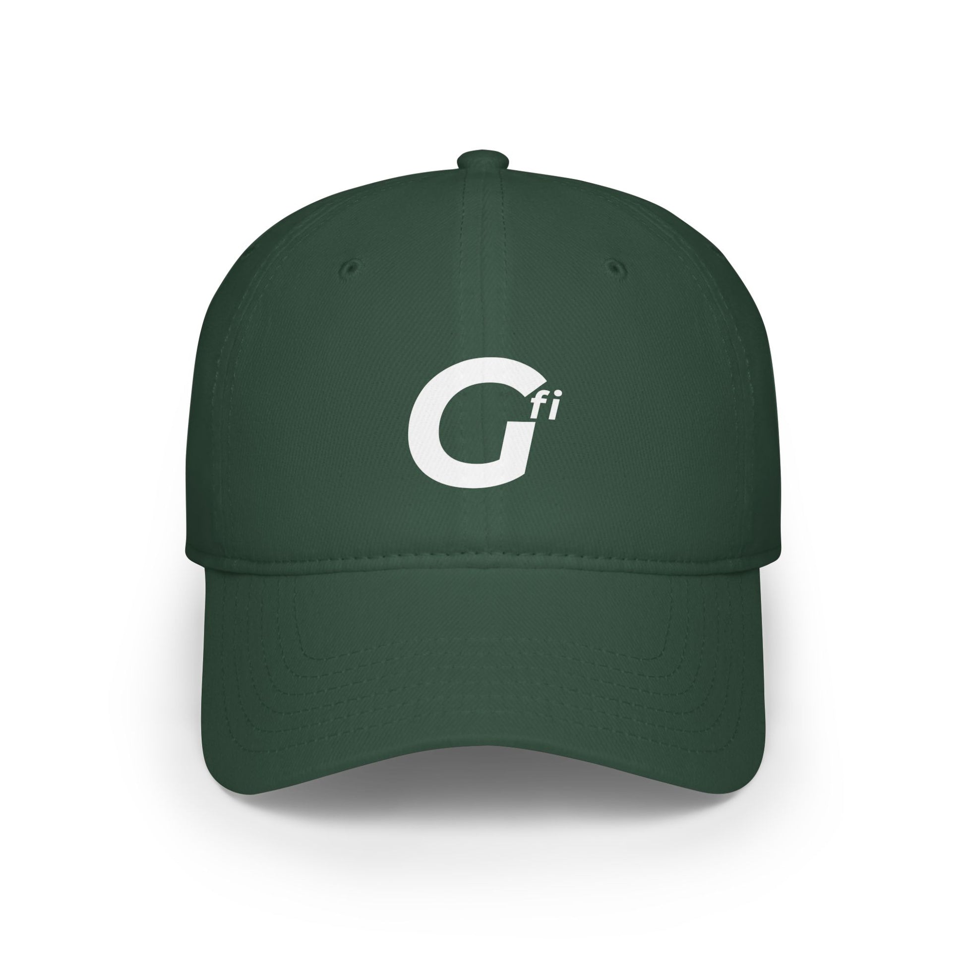 "Gfi" - Stylish Low Profile Baseball Cap with Modern Logo, Casual Hat for Everyday Wear, Gift for Sports Lovers, Adjustable Cap