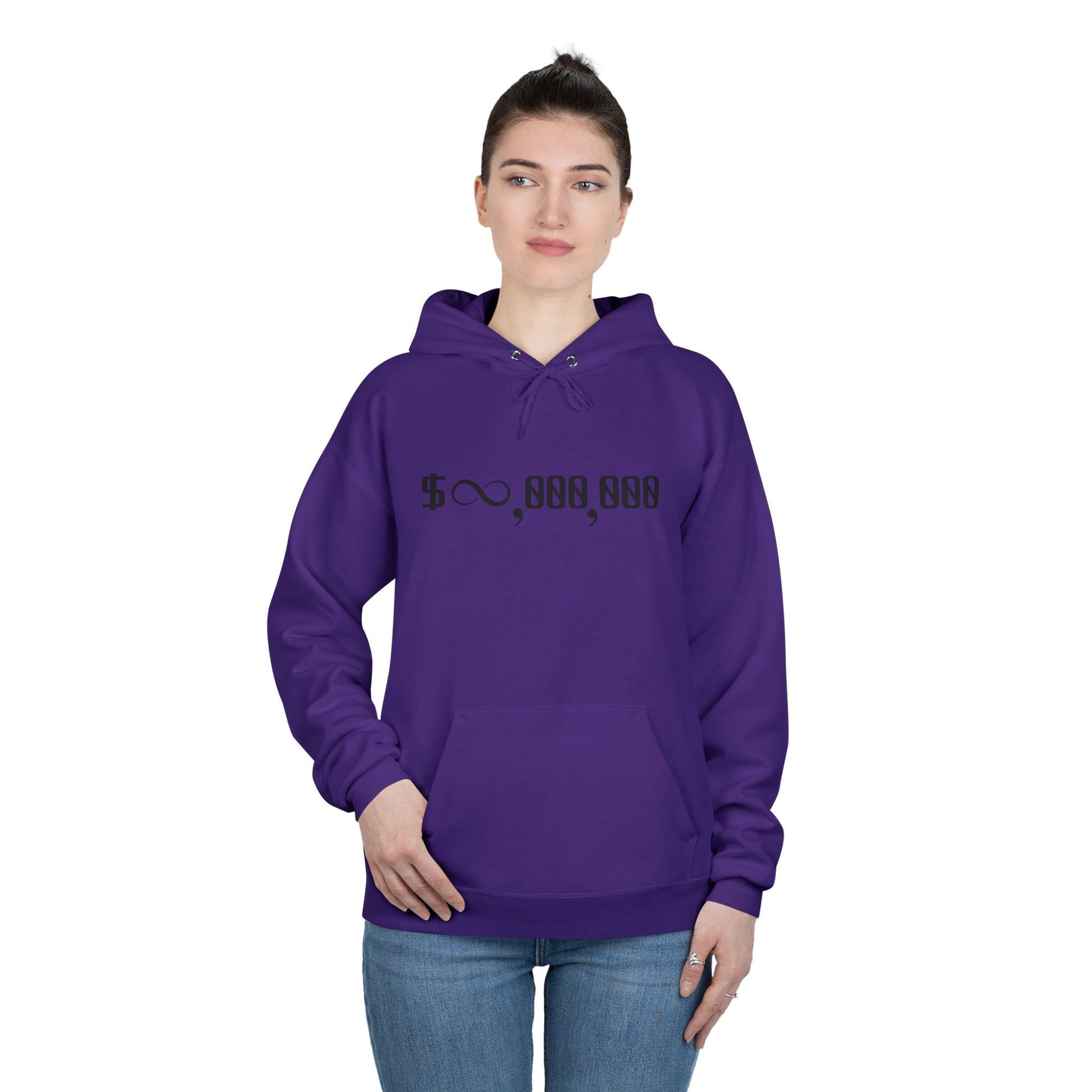 8 Figures Black Lettering - Unisex EcoSmart® Pullover Hoodie Sweatshirt