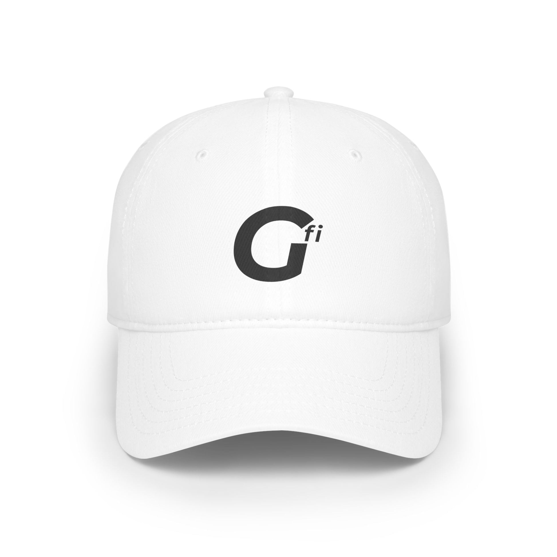 "Gfi" - Stylish Low Profile Baseball Cap with Modern Logo, Casual Hat for Everyday Wear, Gift for Sports Lovers, Adjustable Cap