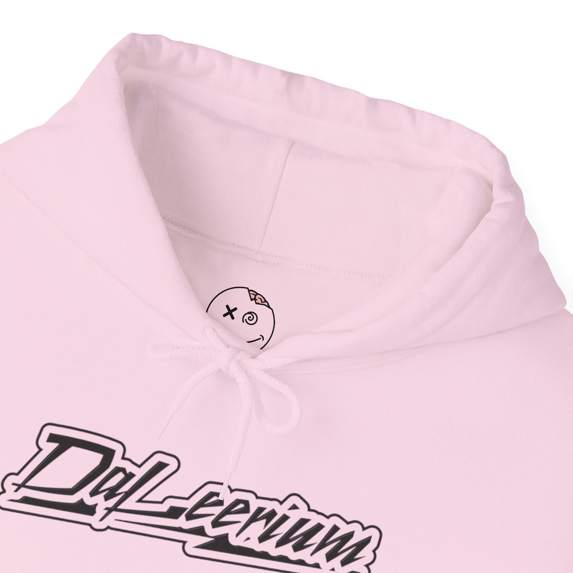 DaLeerium - Black Lettering and Logo Sleeve - Unisex Heavy Blend™ Hooded Sweatshirt