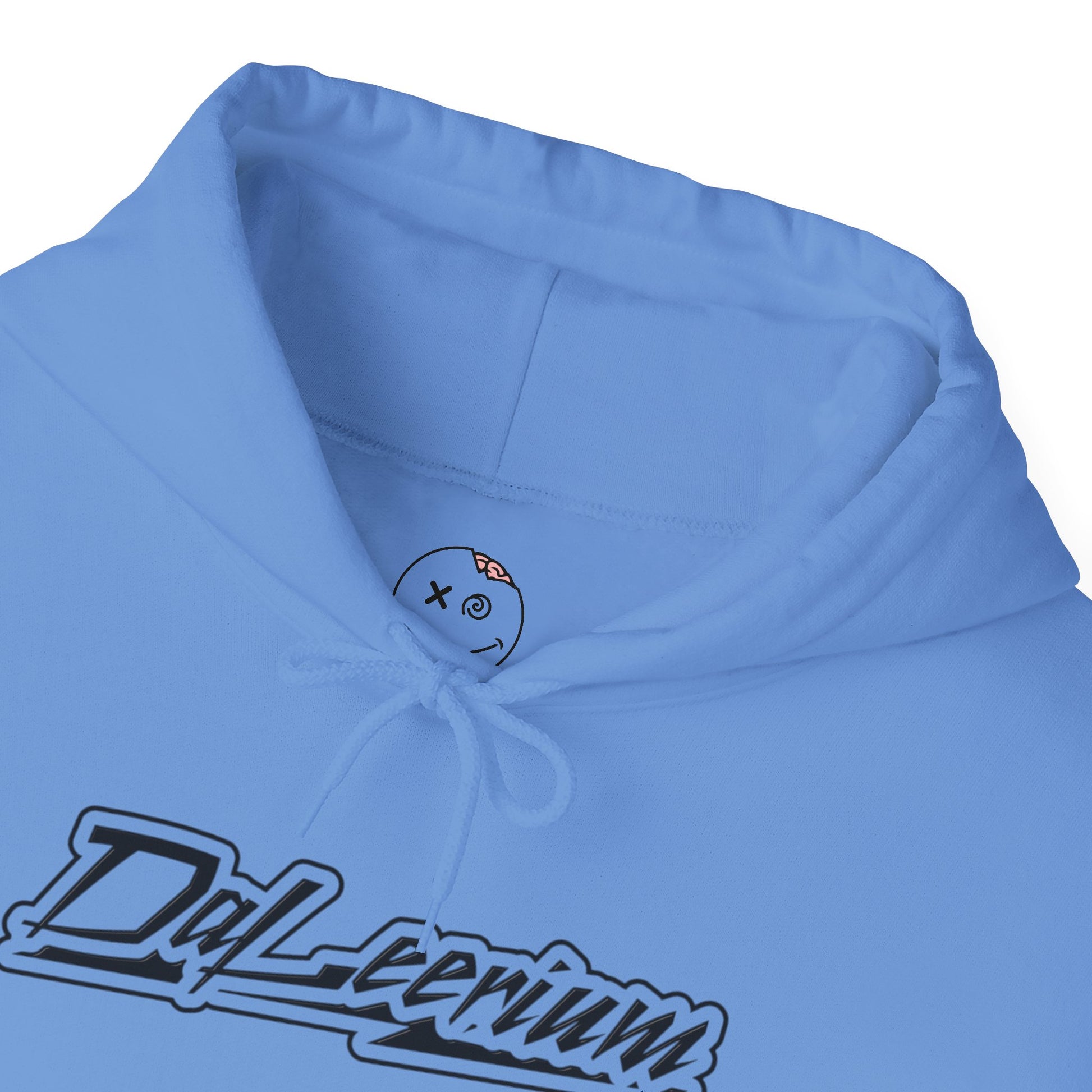 DaLeerium - Black Lettering and Logo Sleeve - Unisex Heavy Blend™ Hooded Sweatshirt