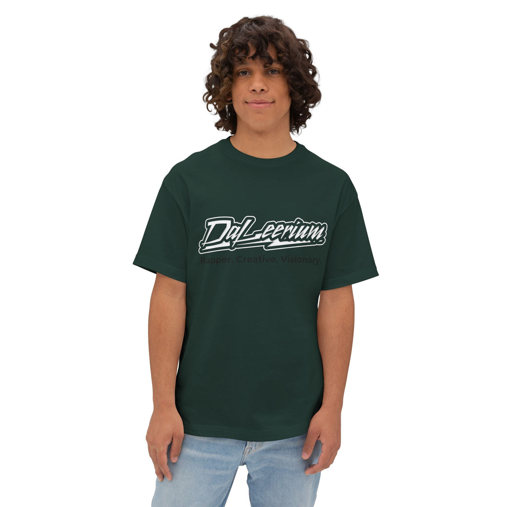 DaLeerium - Lettering - Simple - Unisex Oversized Boxy Tee