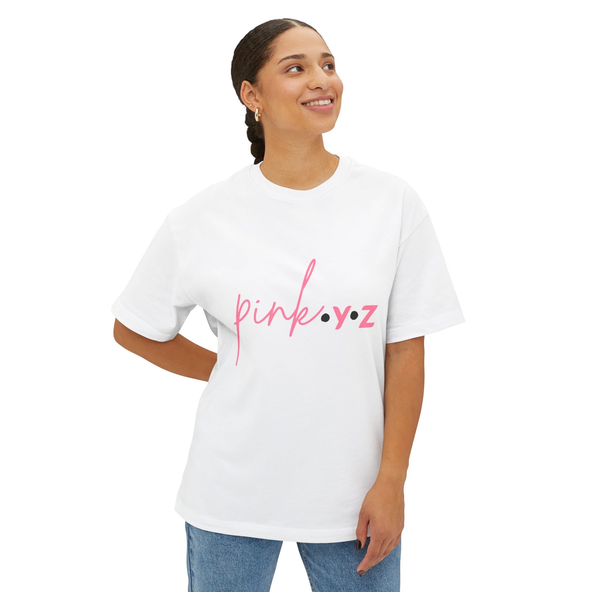 Leeric Series - Pinkyz - Trendy Oversized Graphic Tee - Pinky Vibes, Casual Wear, Street Style, Summer Fashion, Gift for Friends