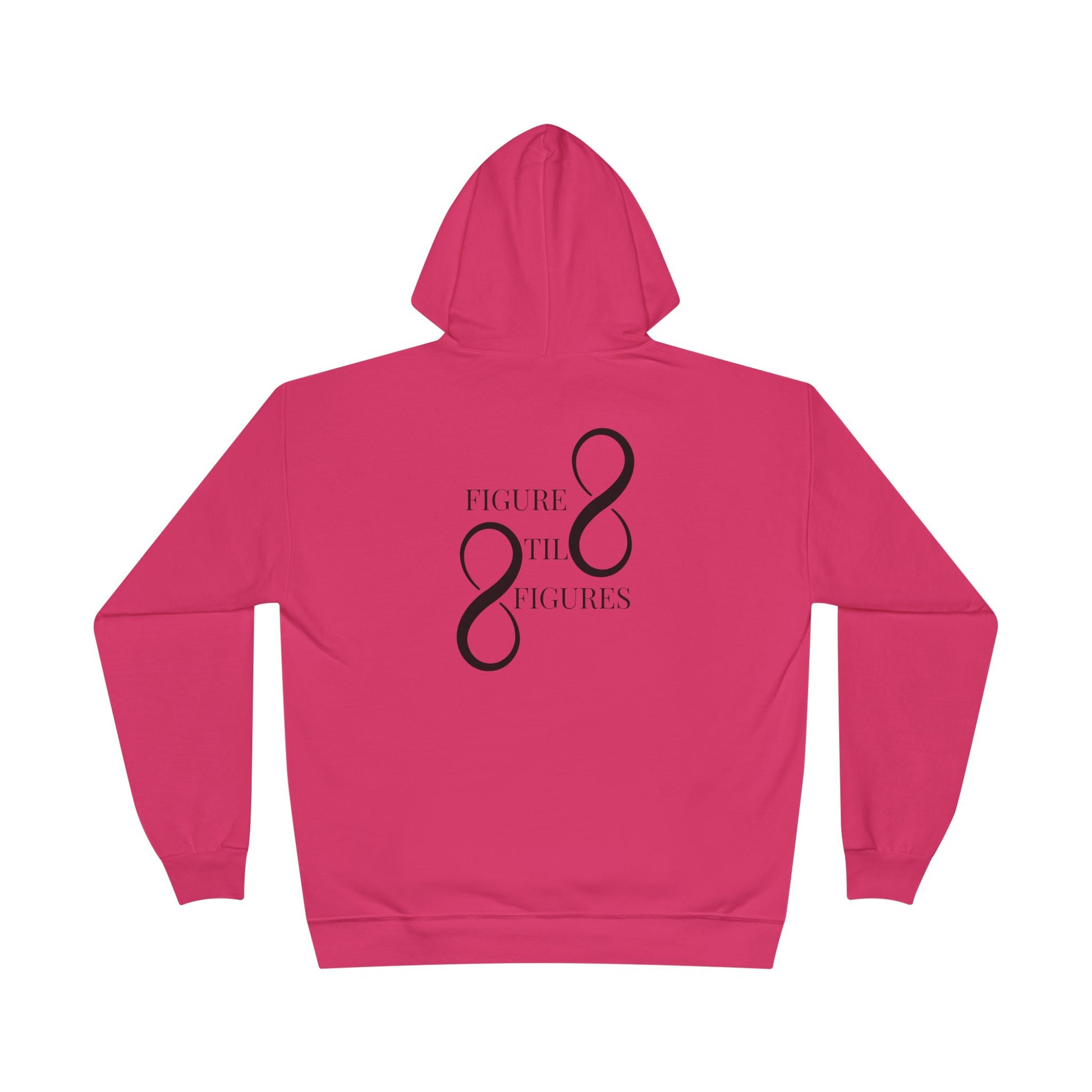 8 Figures Black Lettering - Unisex EcoSmart® Pullover Hoodie Sweatshirt