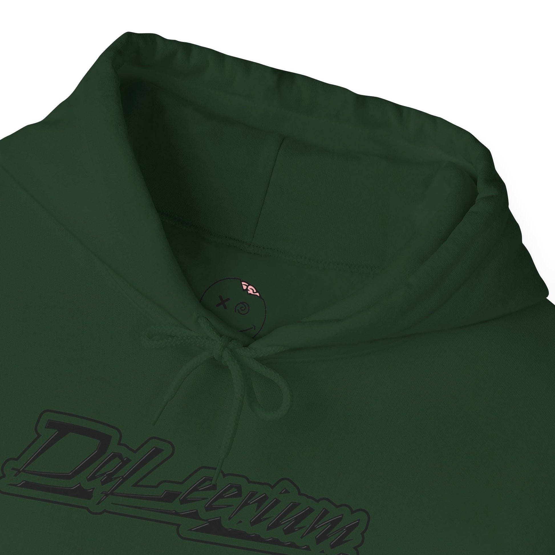 DaLeerium - Black Lettering and Logo Sleeve - Unisex Heavy Blend™ Hooded Sweatshirt