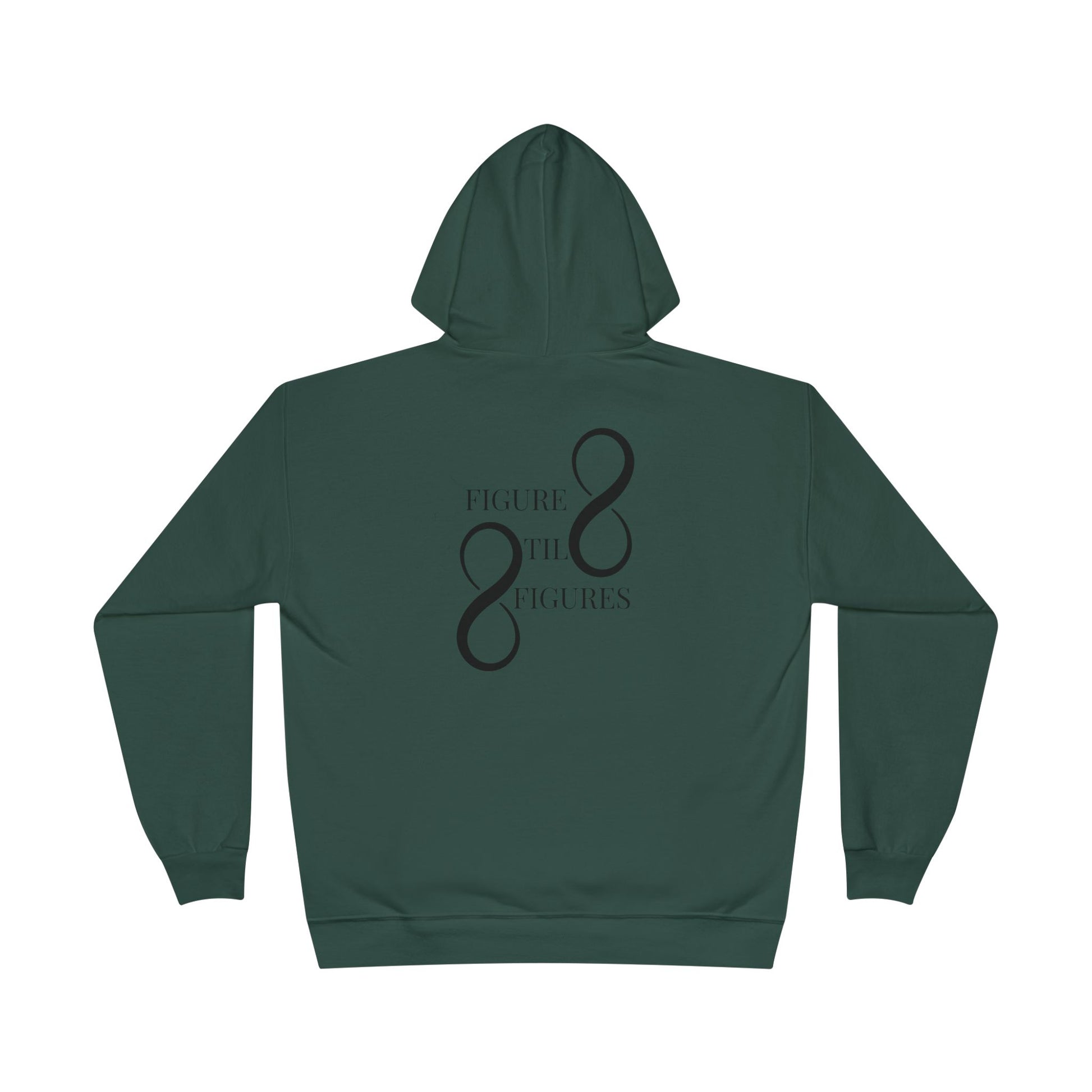 8 Figures Black Lettering - Unisex EcoSmart® Pullover Hoodie Sweatshirt
