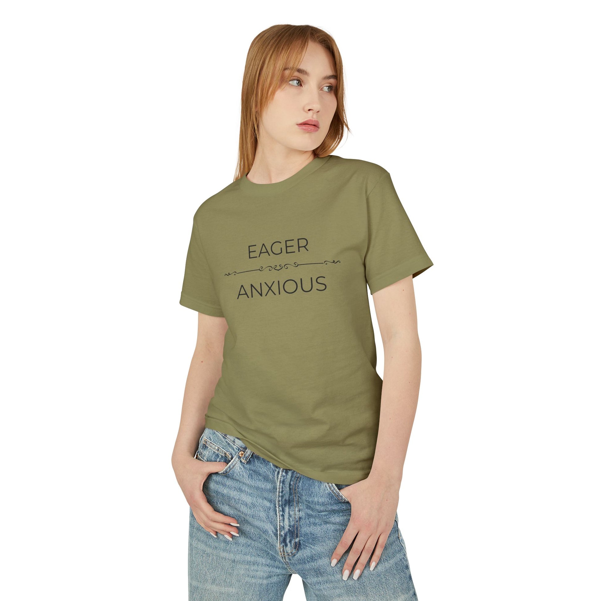 Eager Over Anxious - Unisex Garment-Dyed Heavyweight Cotton Tee